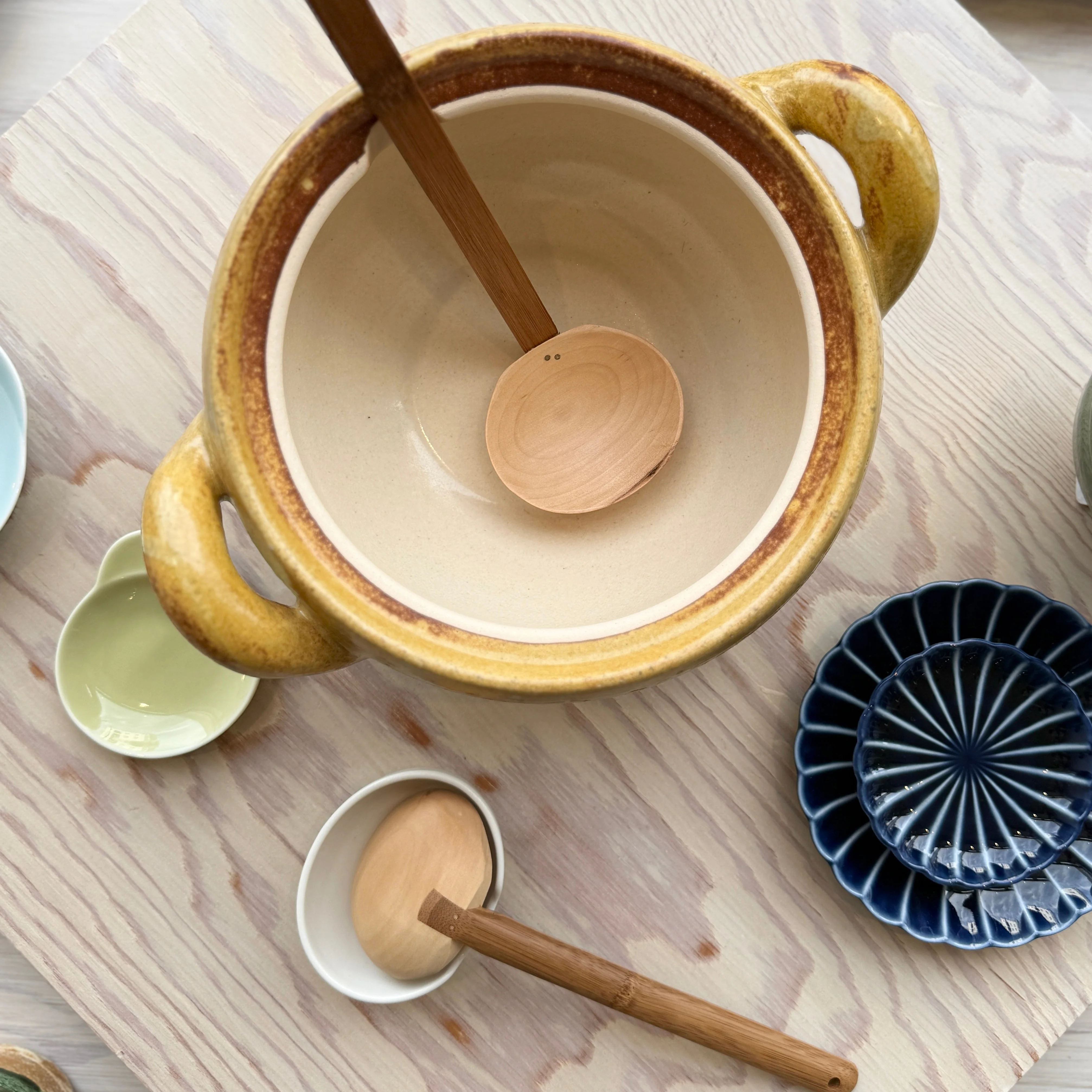 Bamboo and Lotus Wood Serving Ladle - Image 11