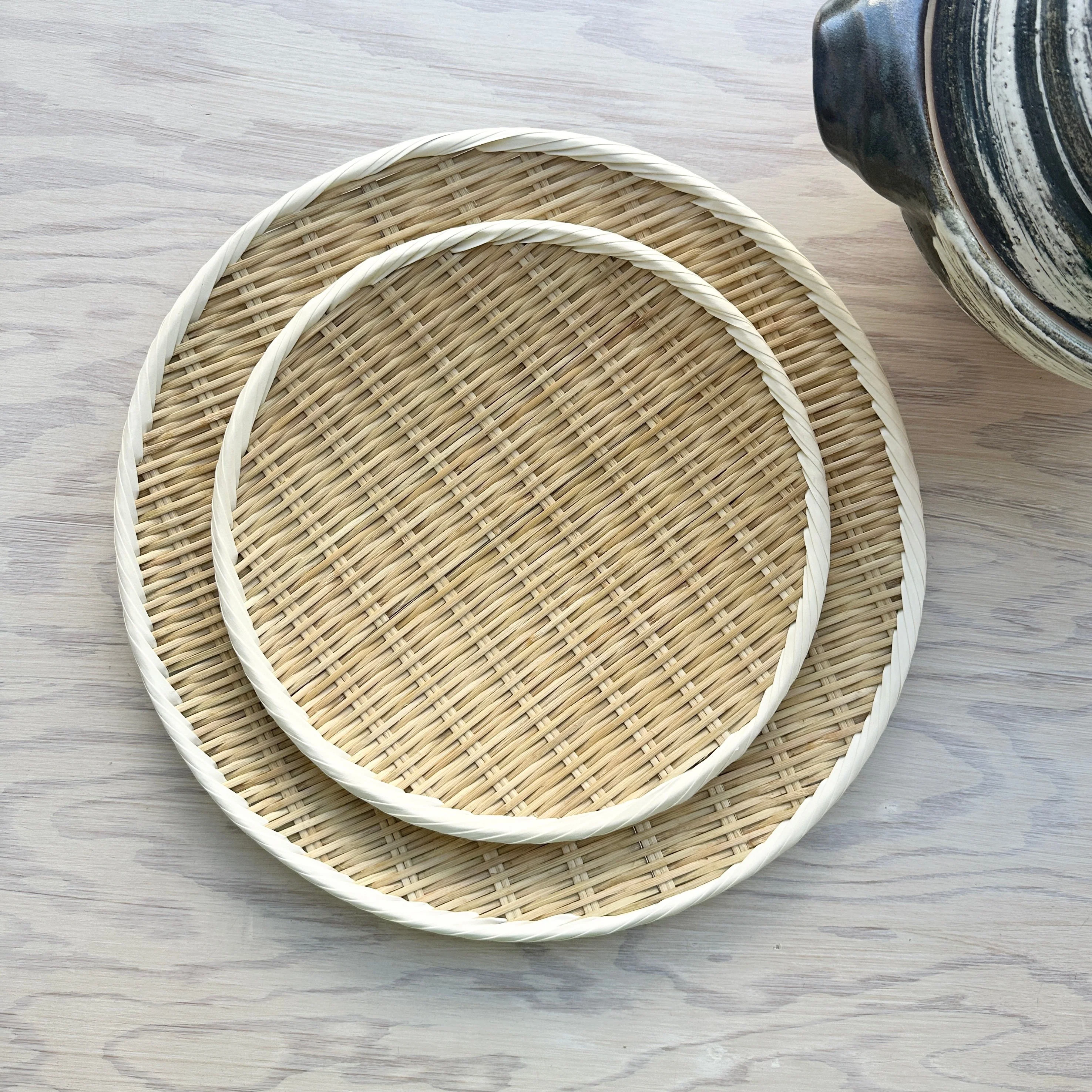 Bamboo Strainer Round - Image 4