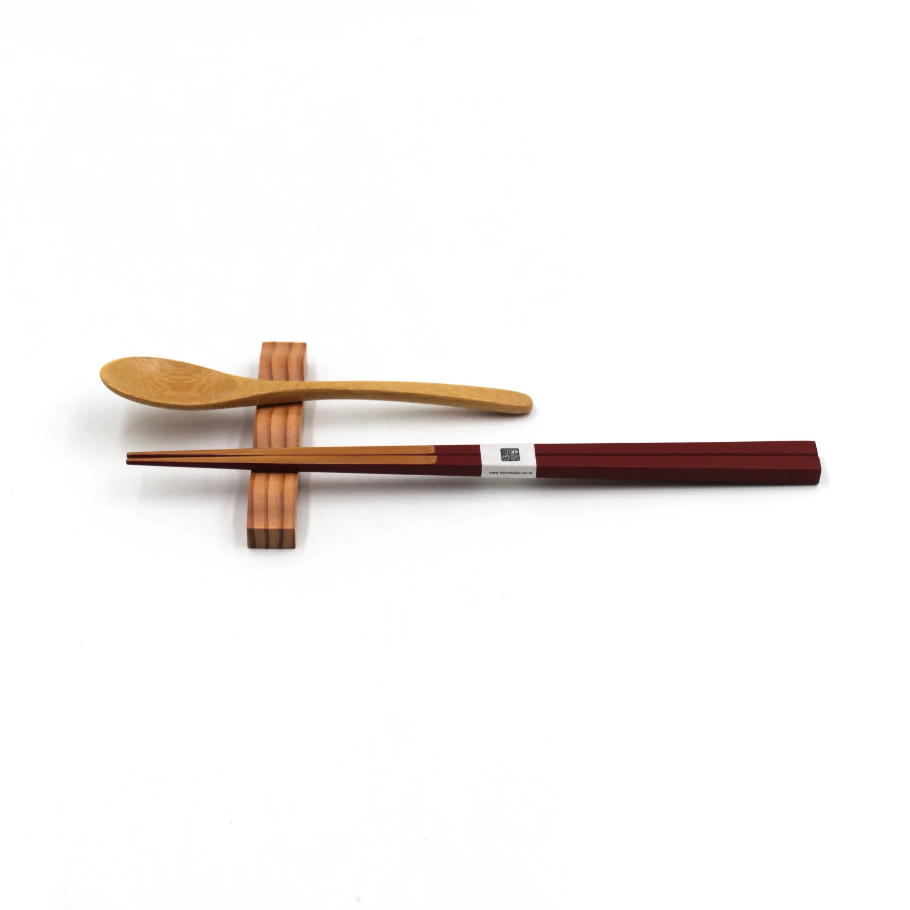 Cedar and Hinoki Cypress Wave Cutlery Rest Set (3-piece) - Image 5