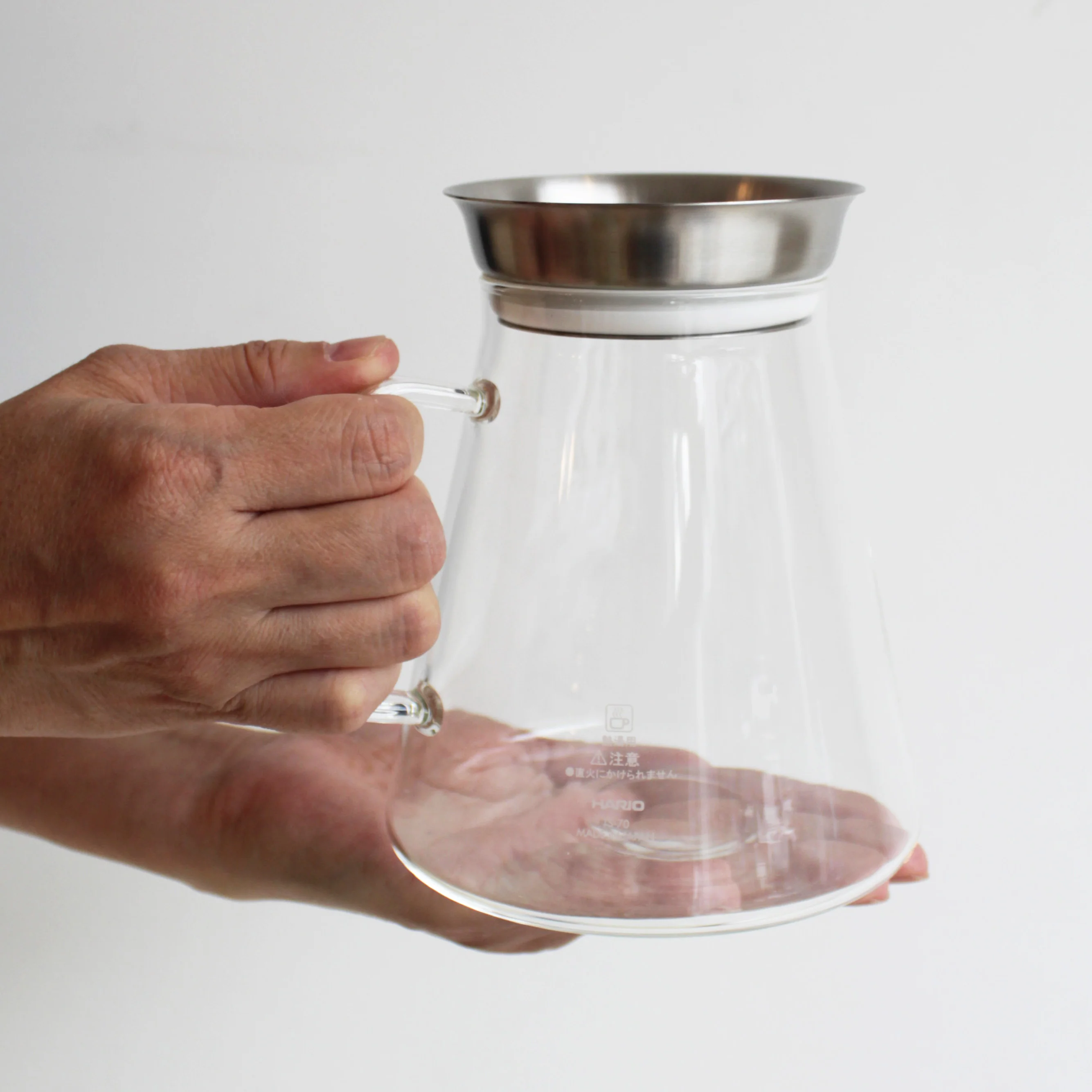 Conical Glass Tea Server with Handle - Image 10