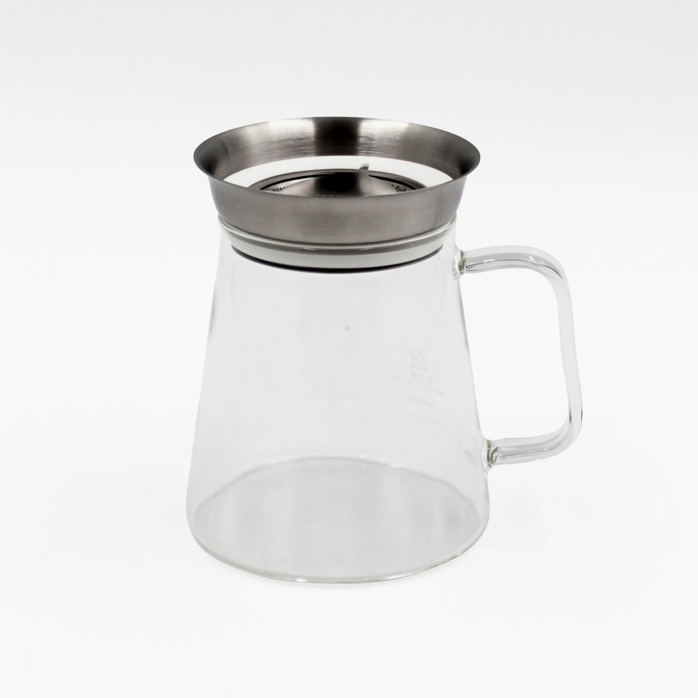 Conical Glass Tea Server with Handle - Image 3