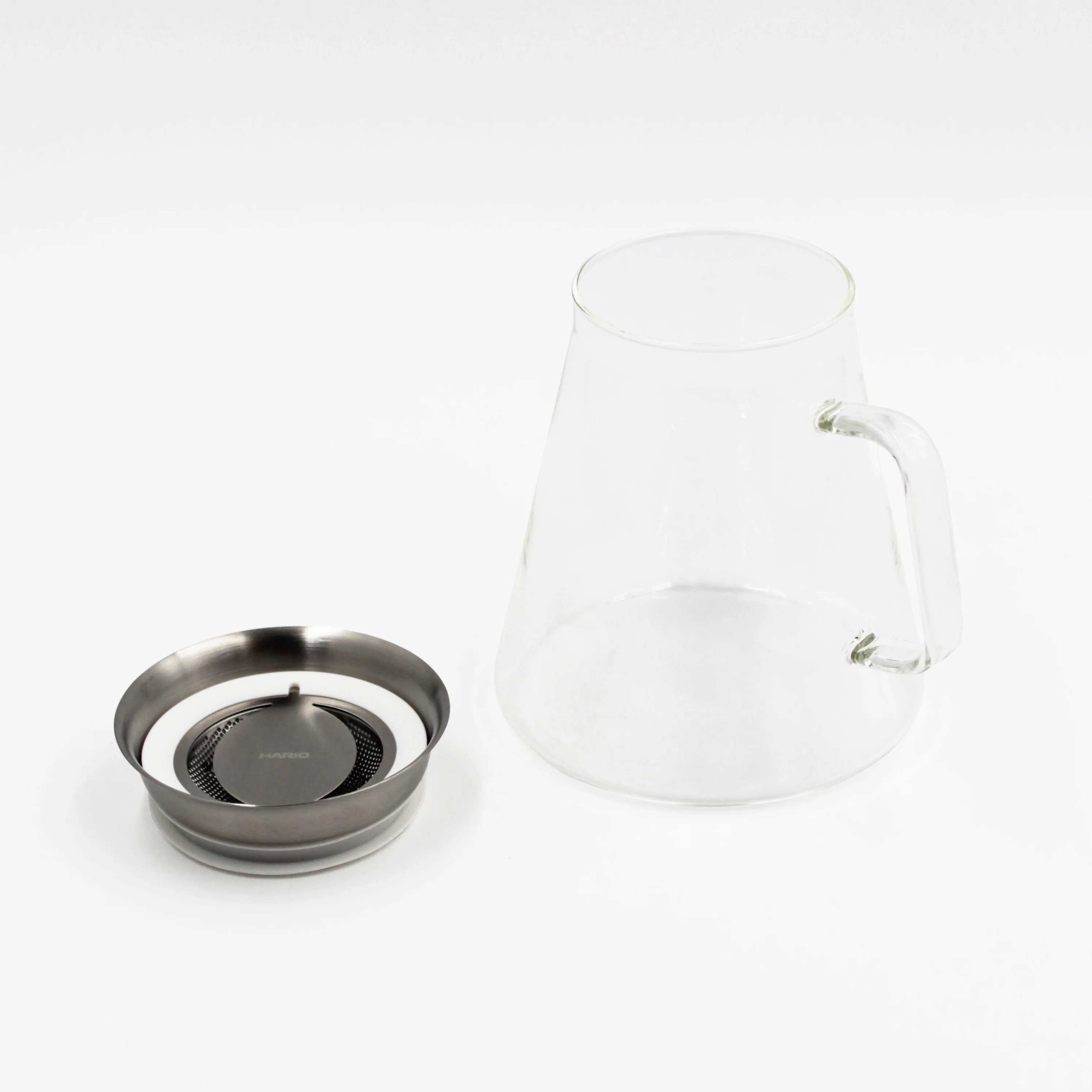 Conical Glass Tea Server with Handle - Image 5