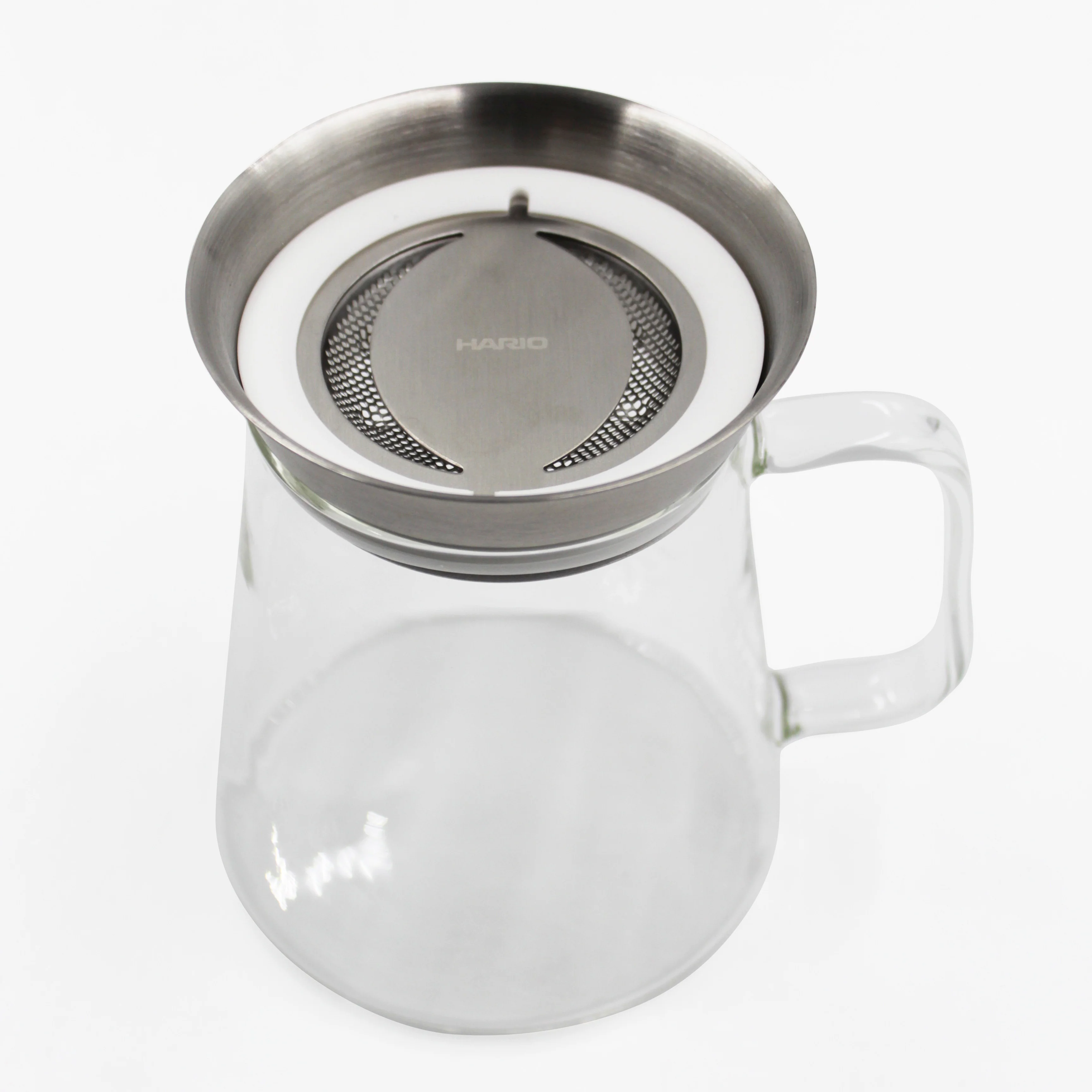 Conical Glass Tea Server with Handle - Image 7