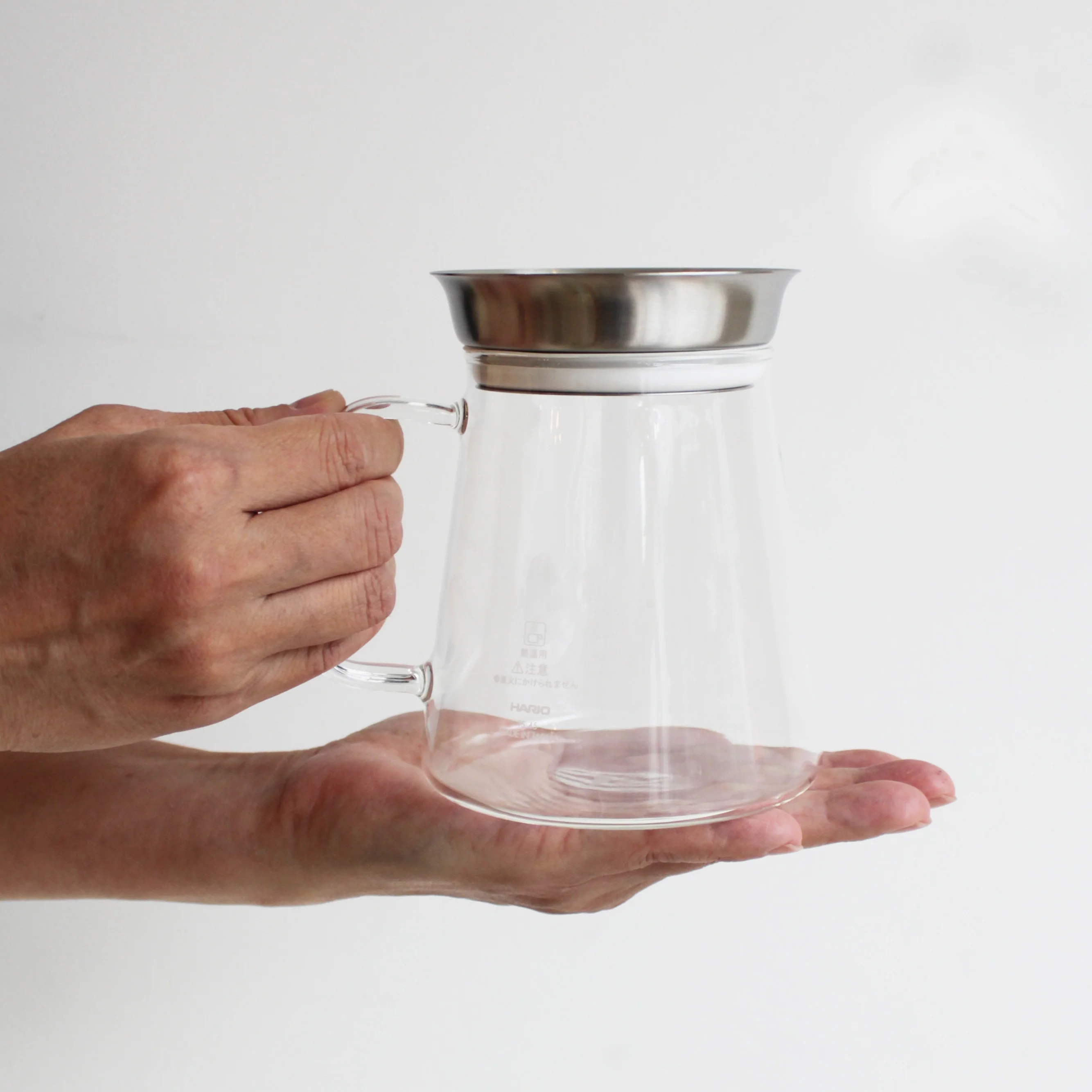 Conical Glass Tea Server with Handle - Image 8