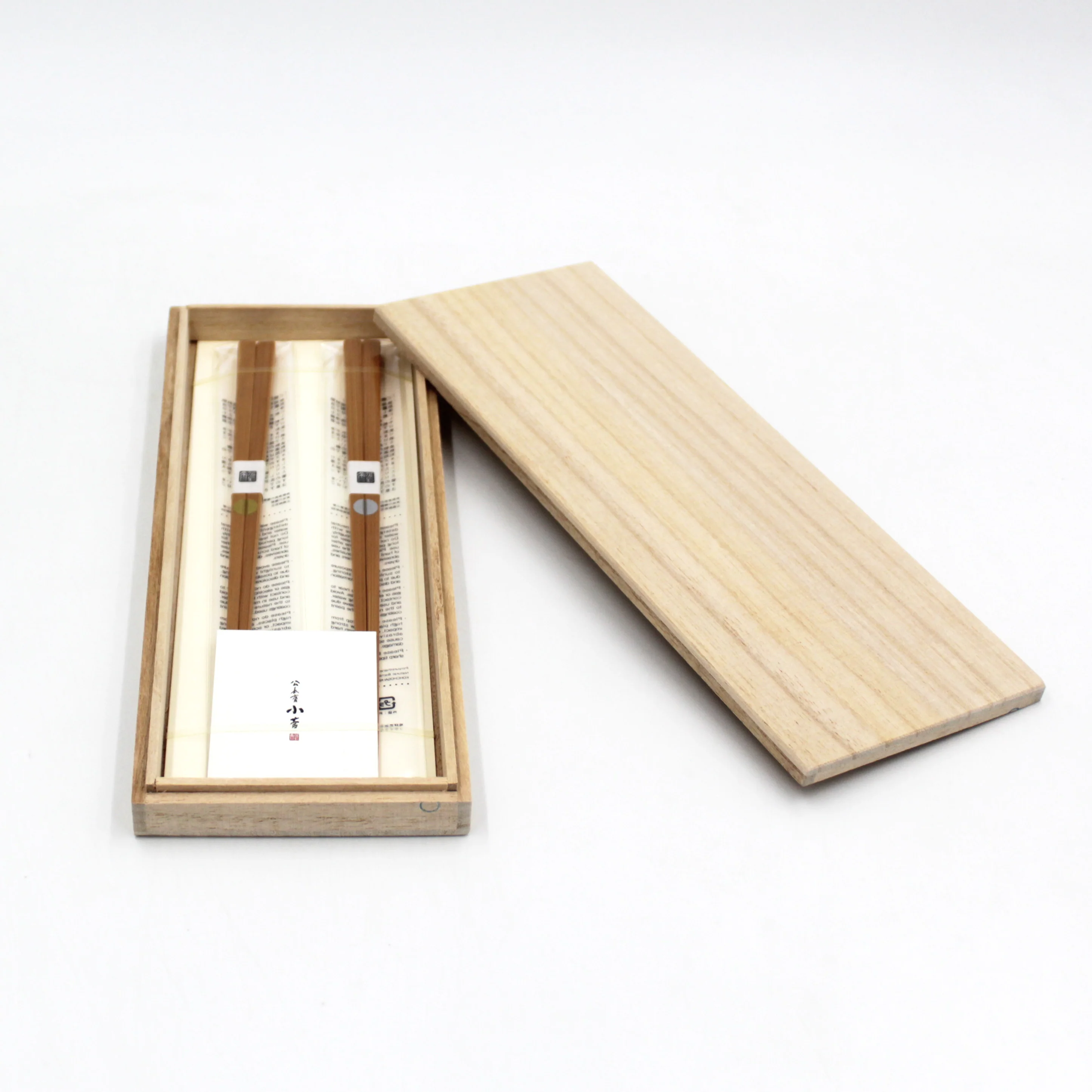 Enso Bamboo Chopsticks Gift Set in Kiri Wood Box - Image 7