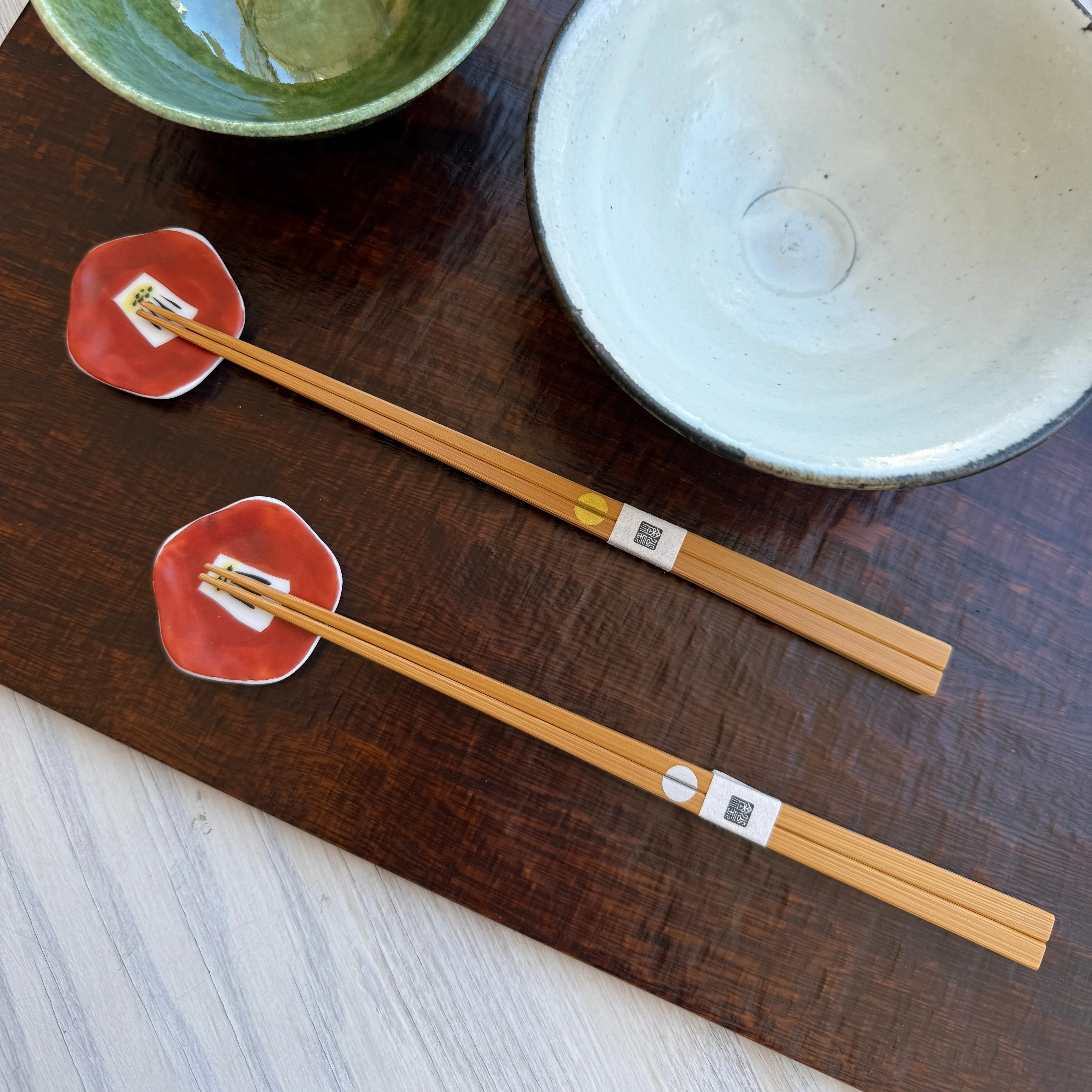 Enso Bamboo Chopsticks Gift Set in Kiri Wood Box - Image 9