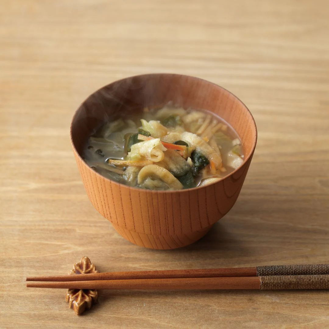 Freeze-Dried Miso Soup - Four Vegetable Blend by Kayanoya (4 packets) - Image 2