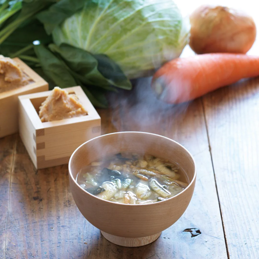 Freeze-Dried Miso Soup - Four Vegetable Blend by Kayanoya (4 packets) - Image 3