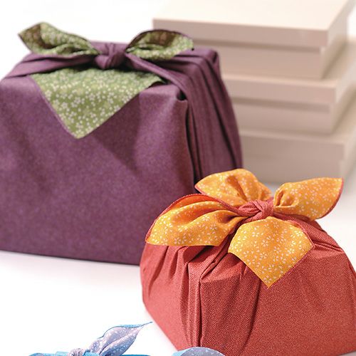 Furoshiki Amunzen Reversible 70 (Purple Sharkskin / Green Sakura) - Image 3