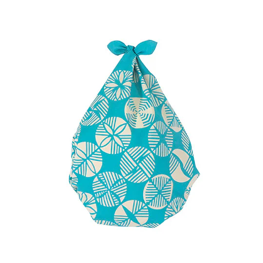 Furoshiki Isa Monyo Water-Repellent 70 (Pine Turquoise) - Image 6