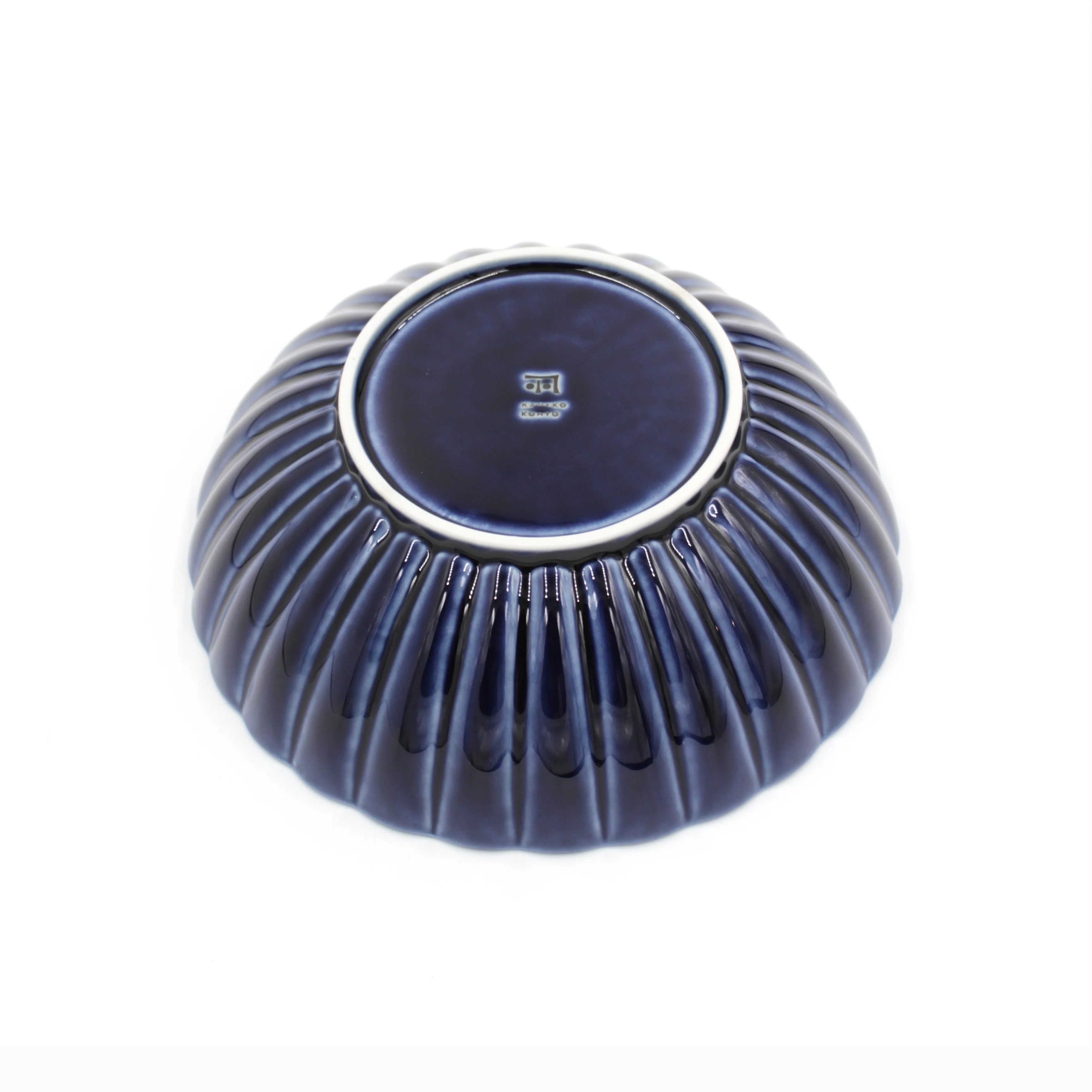Giyaman Aizome Blue Serving Bowl - Image 3