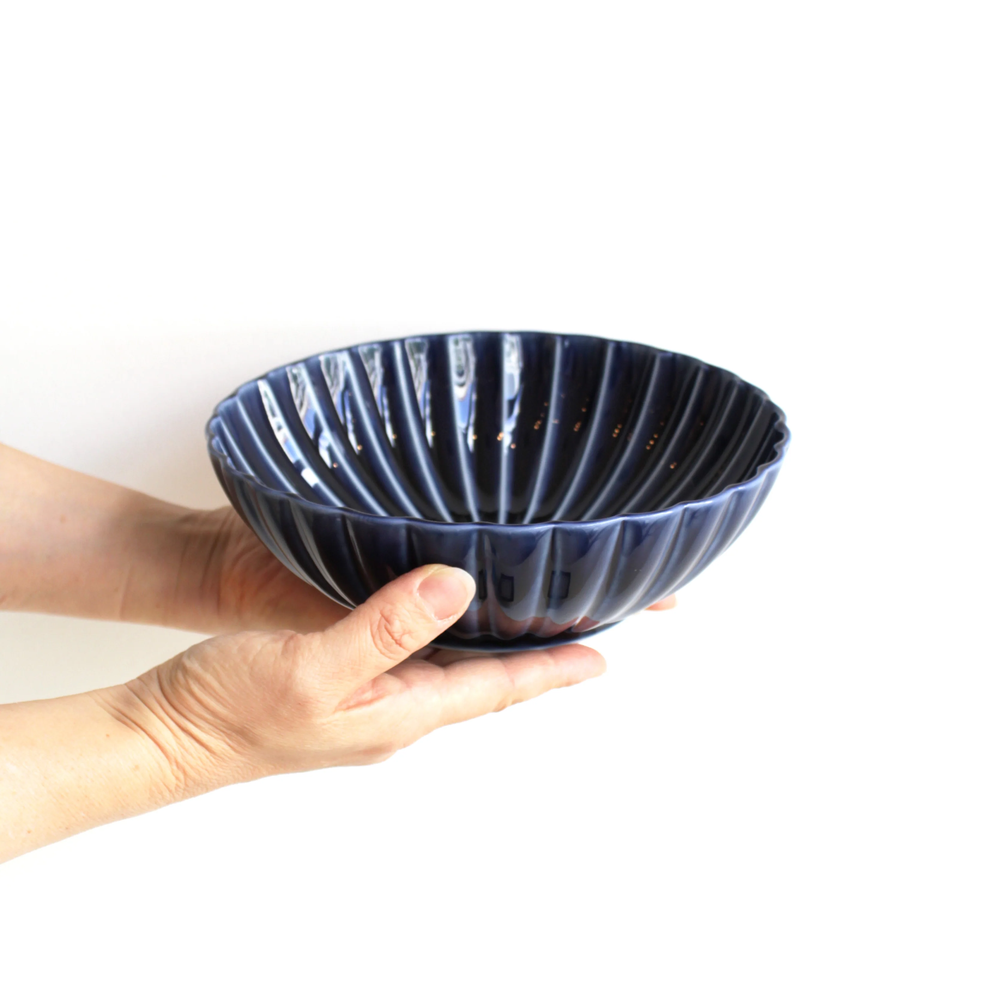Giyaman Aizome Blue Serving Bowl - Image 4