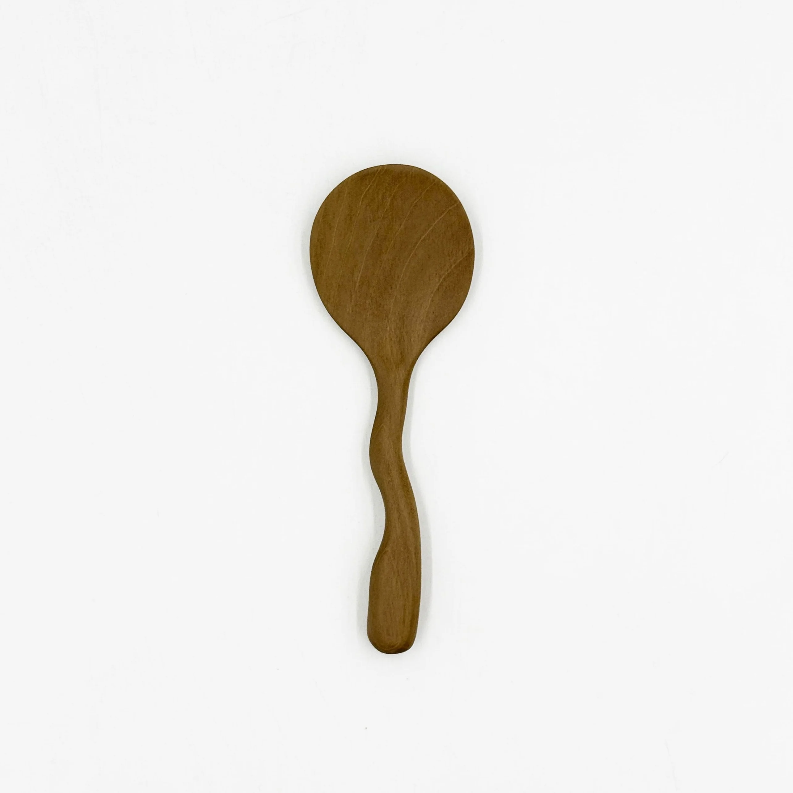 Hand-Carved Hida Natural Wood Rice Paddle - Image 4