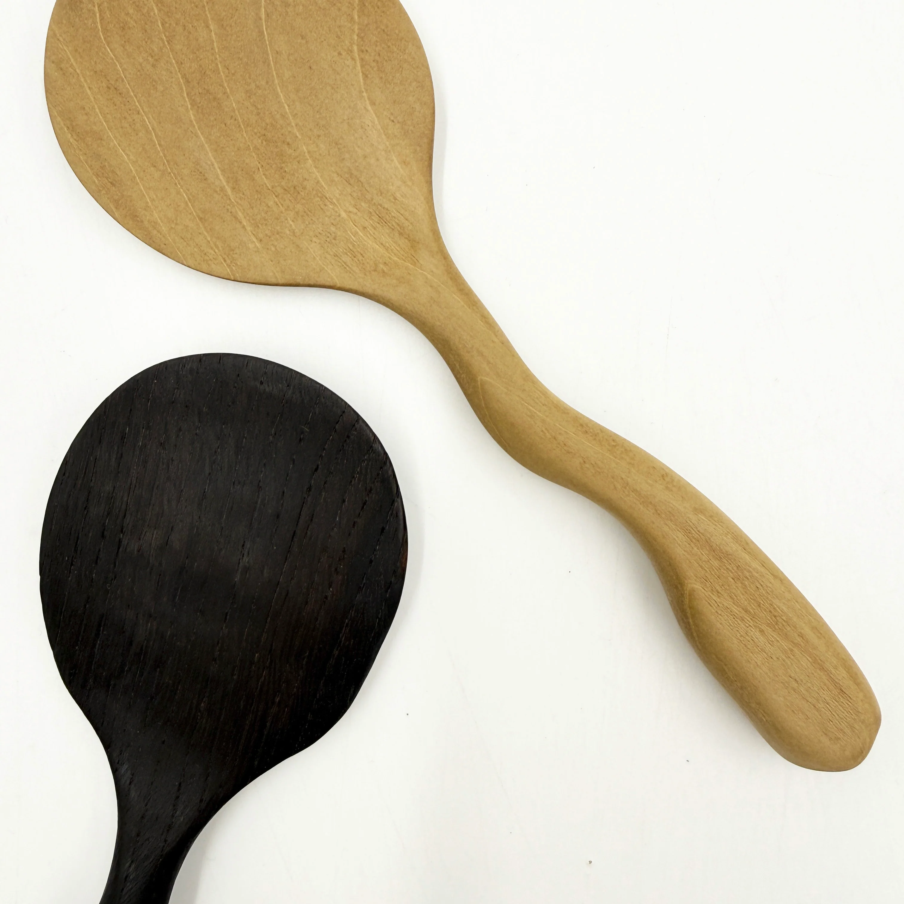 Hand-Carved Hida Natural Wood Rice Paddle - Image 8
