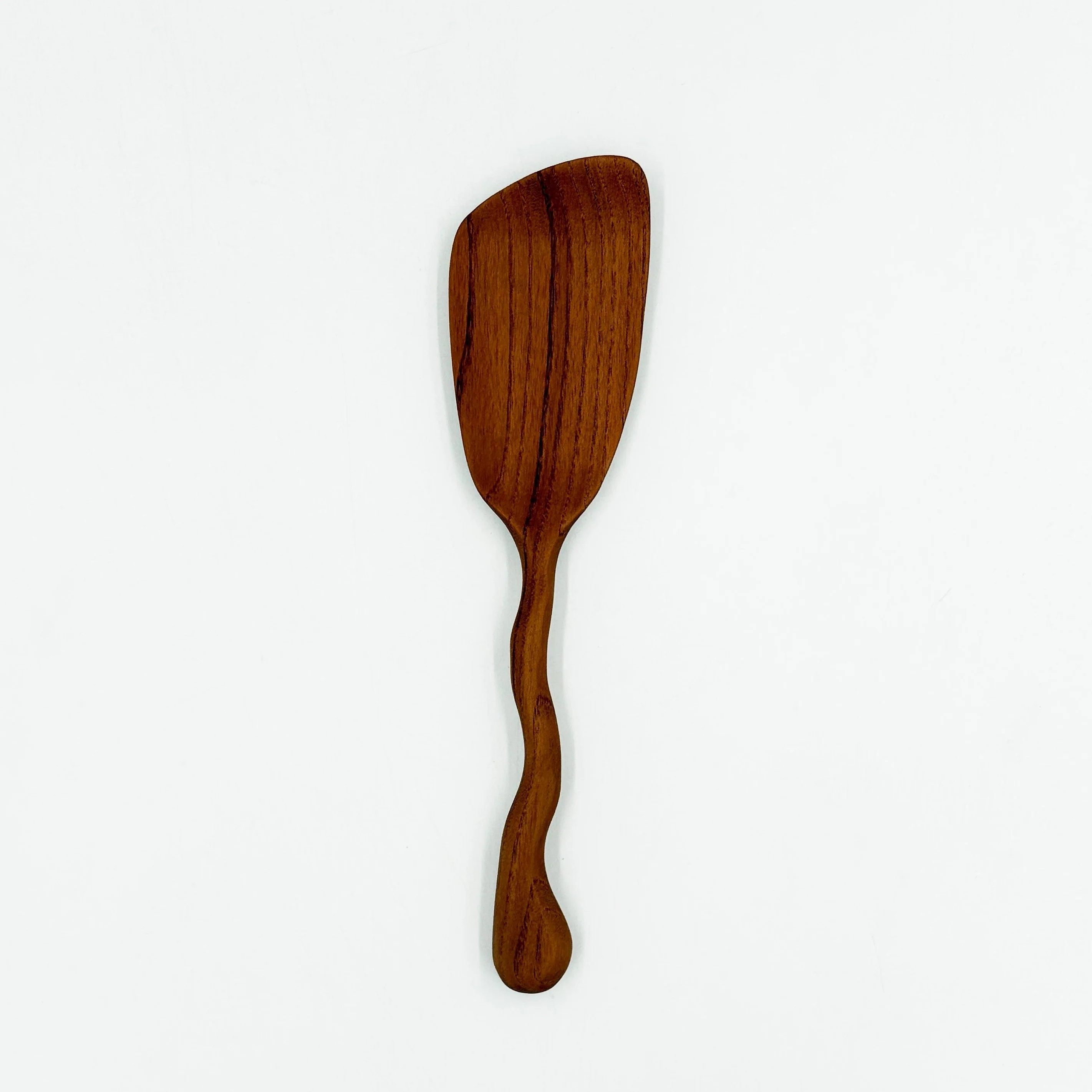 Hand-Carved Hida Natural Wood Spatula - Image 3