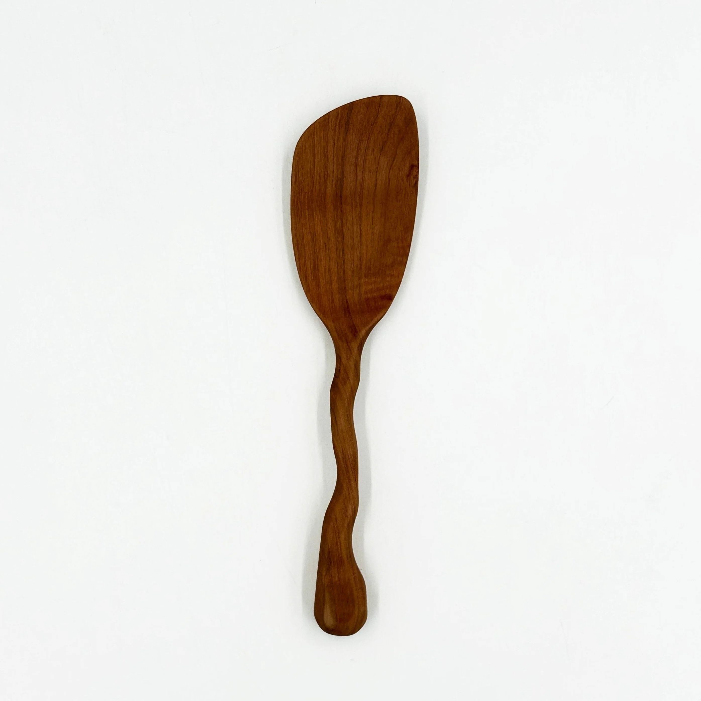 Hand-Carved Hida Natural Wood Spatula - Image 5