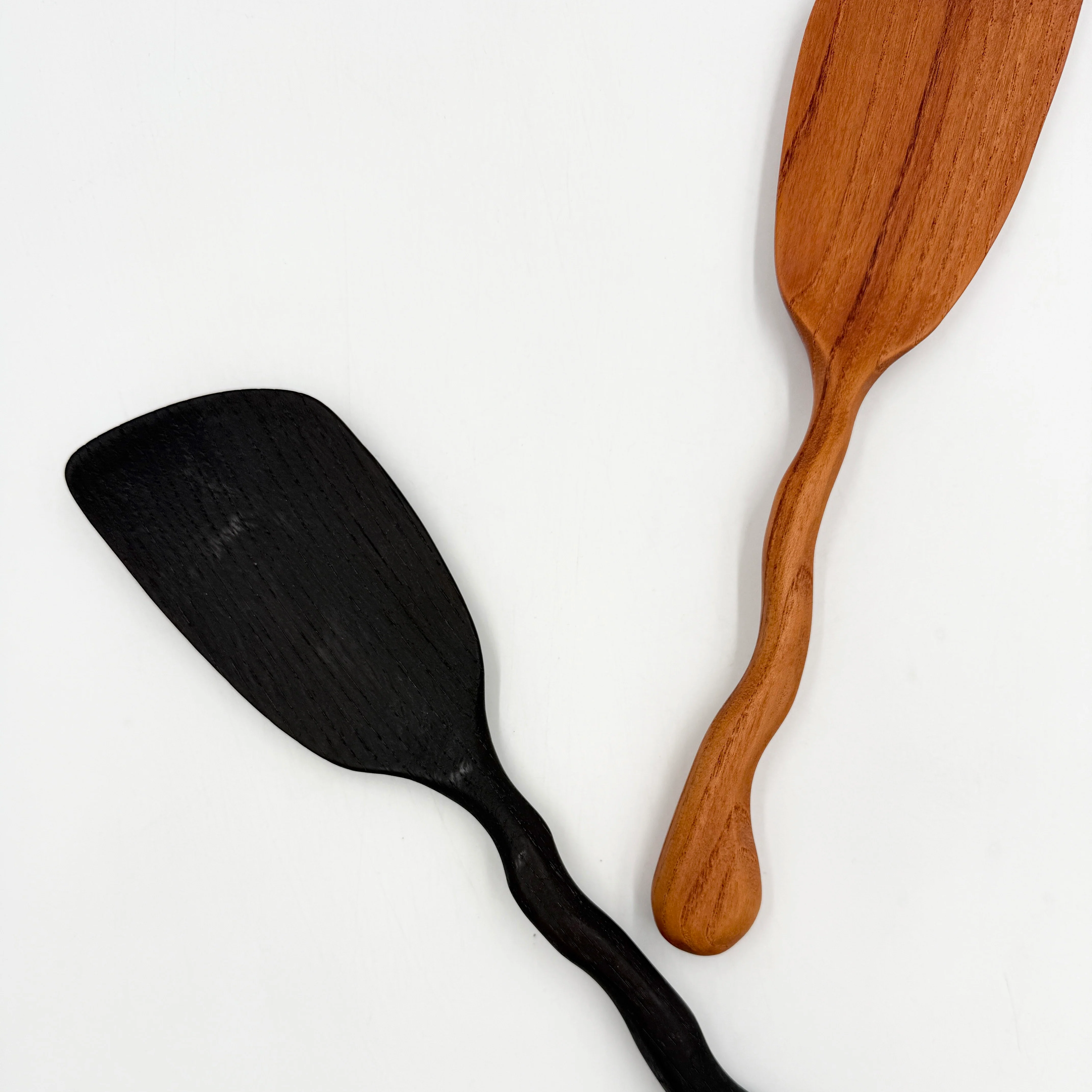 Hand-Carved Hida Natural Wood Spatula - Image 8