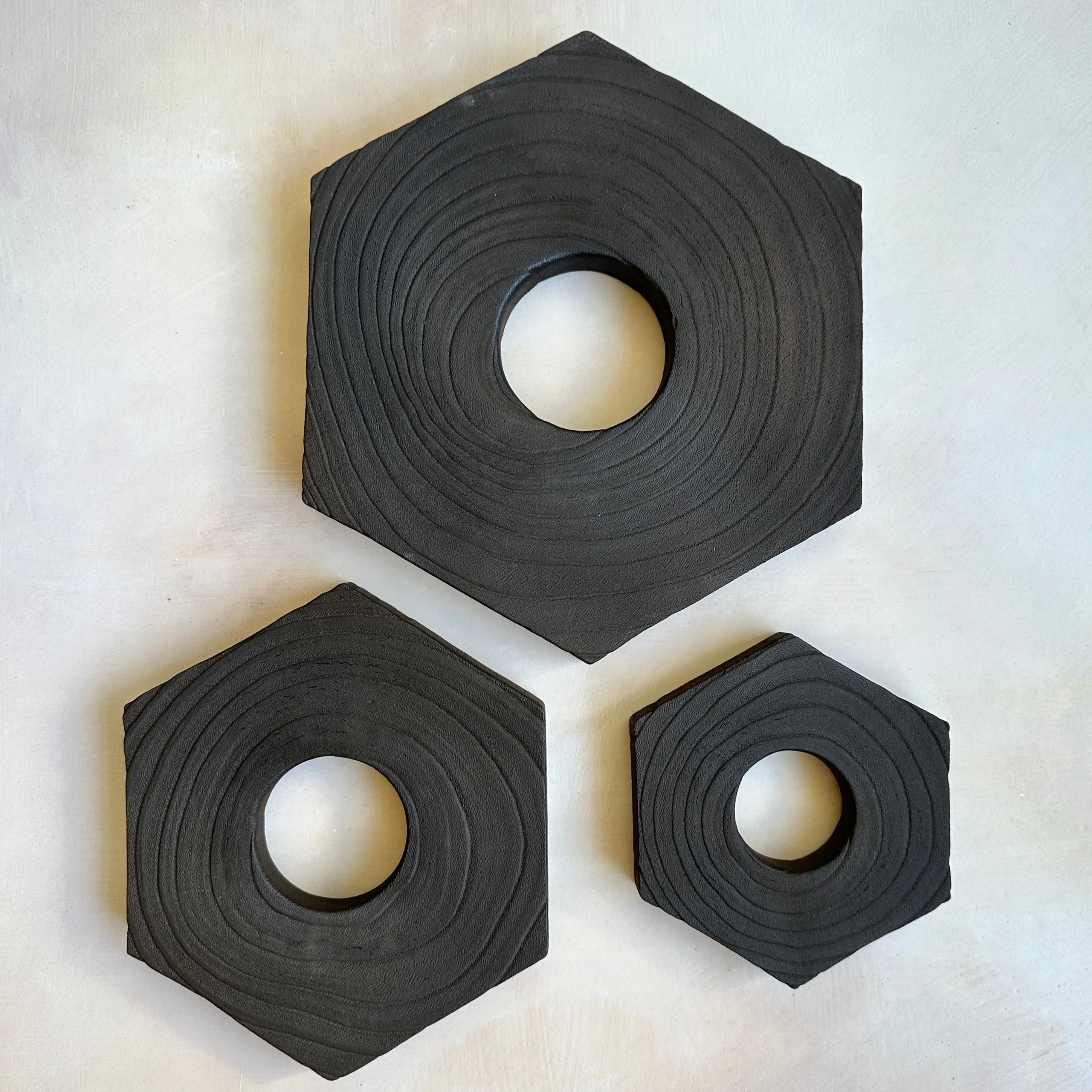 Hexagonal Paulownia Trivet - Image 5
