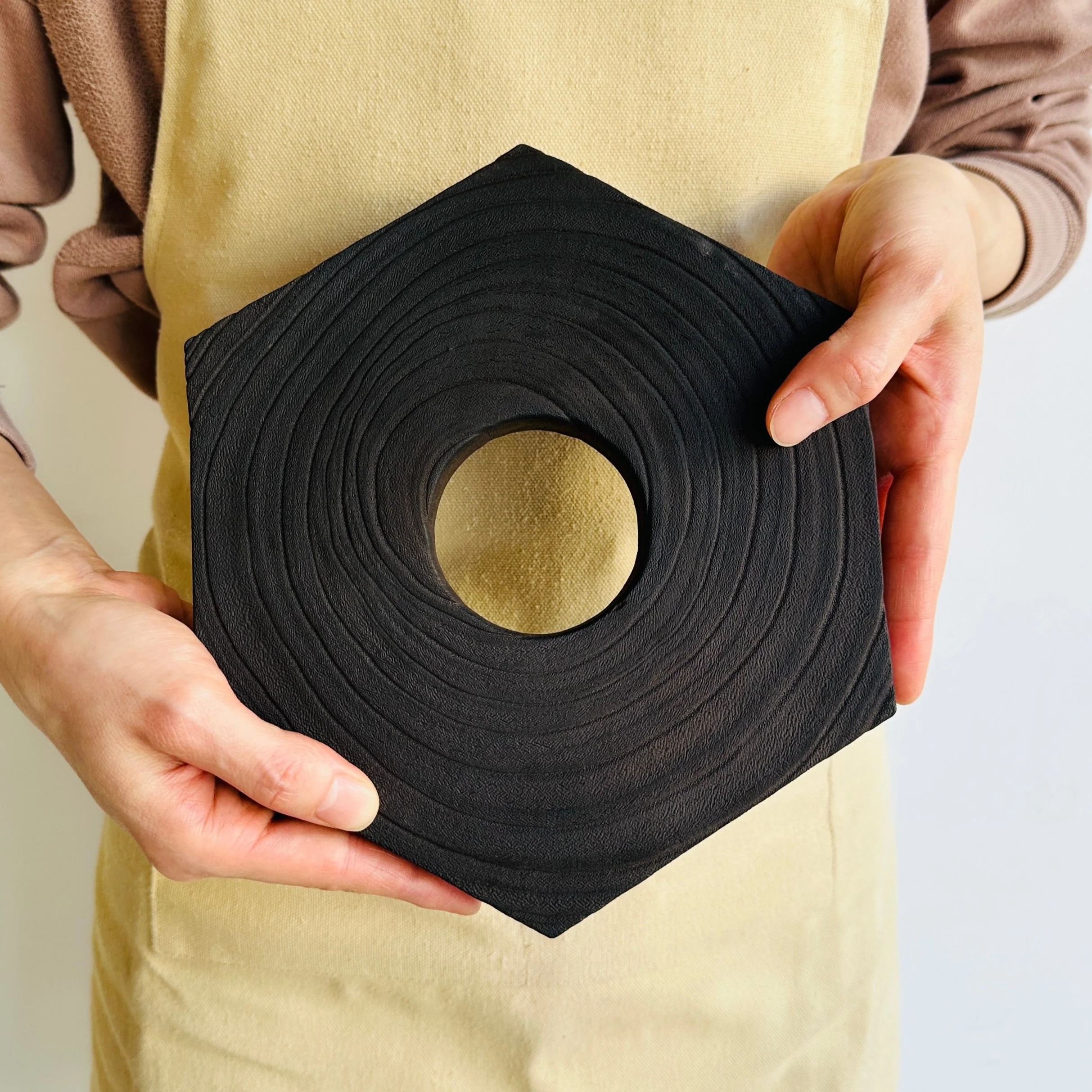 Hexagonal Paulownia Trivet - Image 7