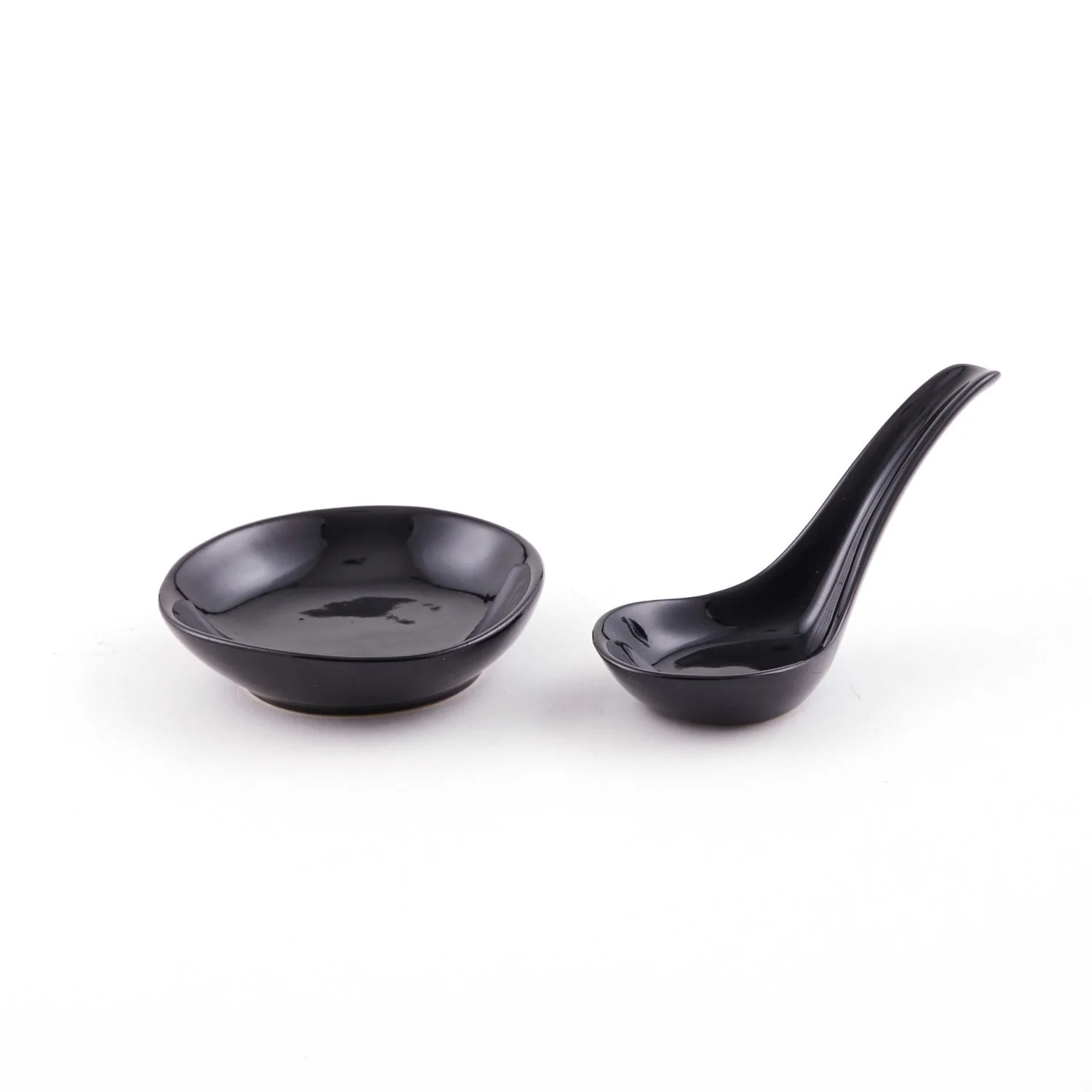 Kuro-Yu Renge Spoon with Saucer - Image 3
