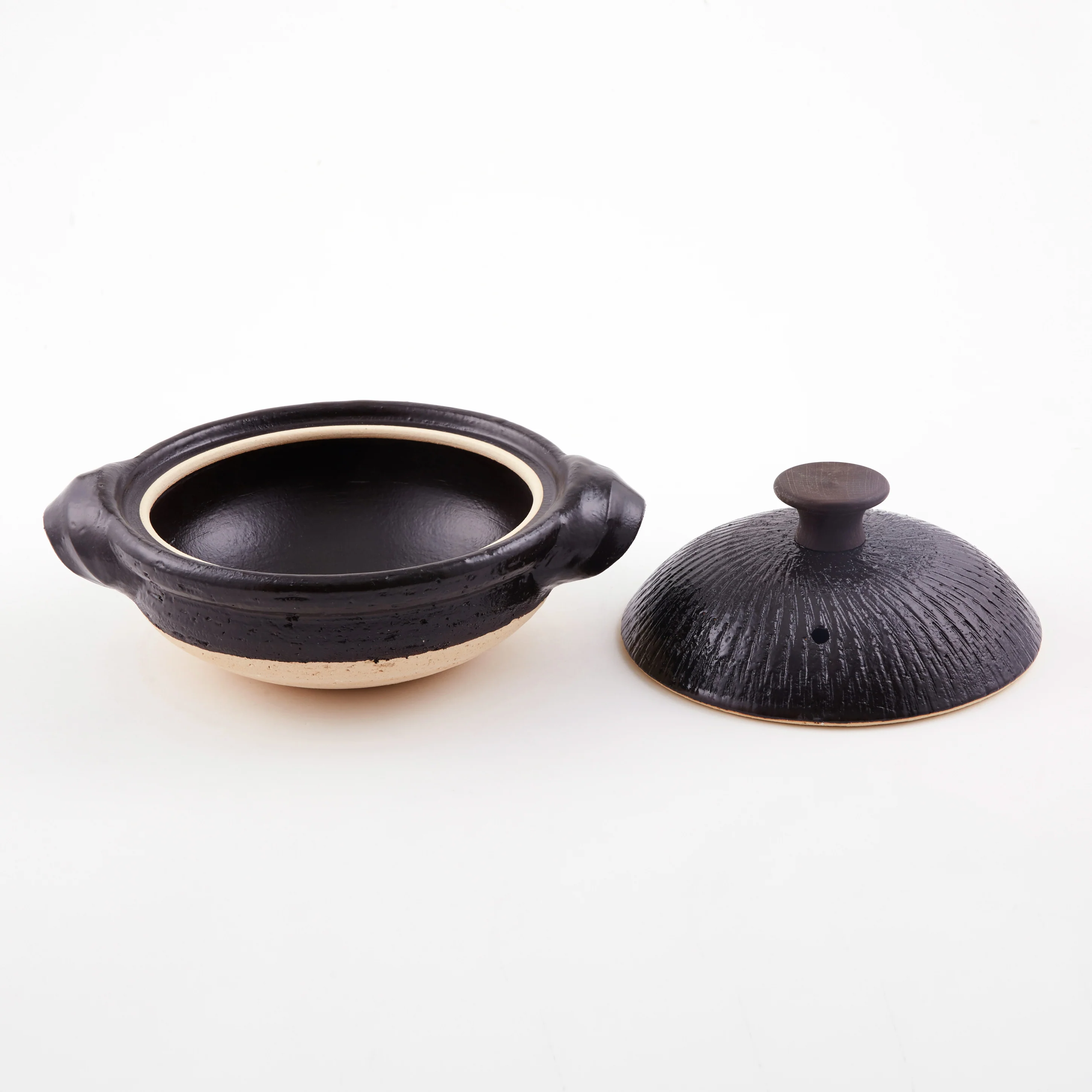 Kuro-Yu Wood Knob Donabe - Image 9