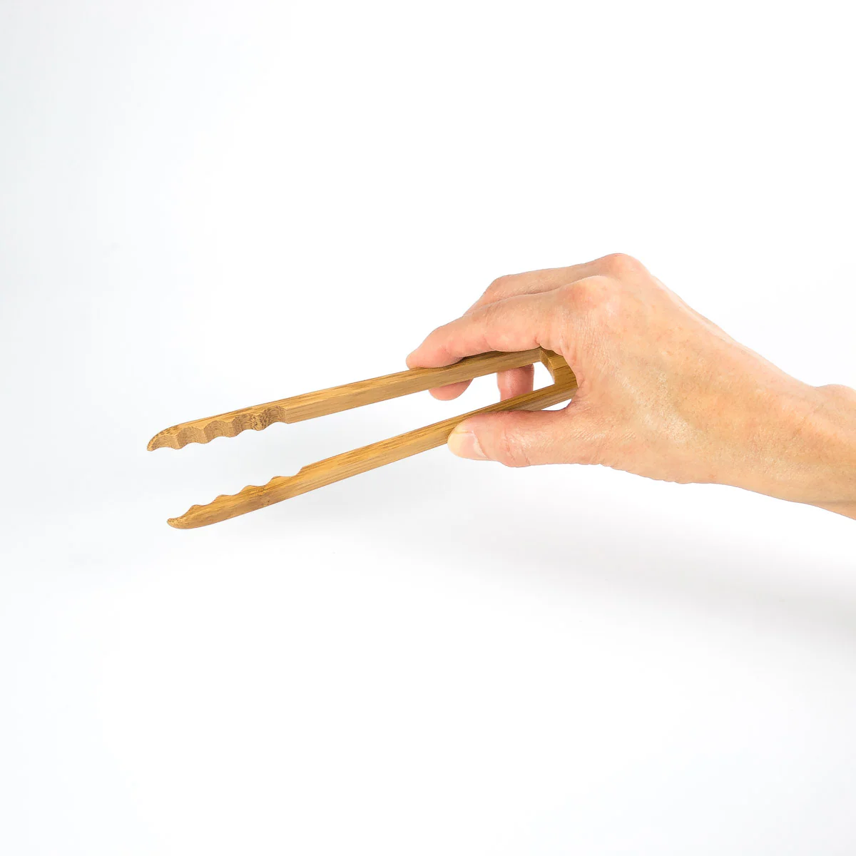 Kyoto Bamboo Grooved Tongs - Image 3