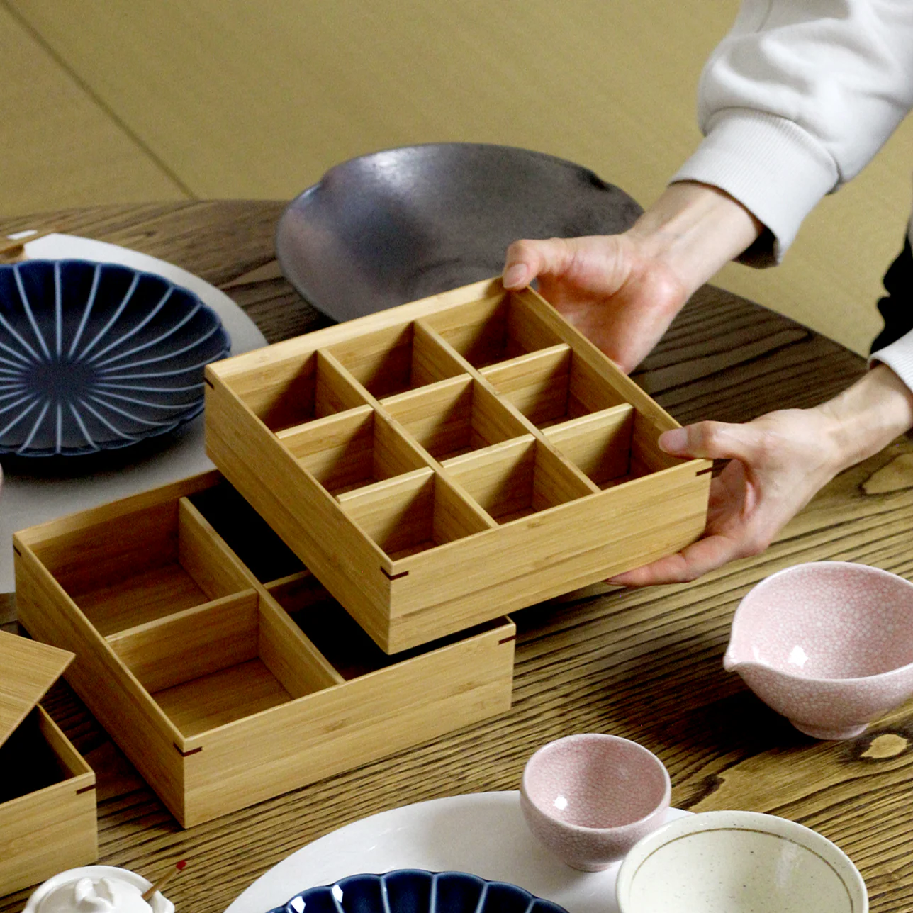 Kyoto Bamboo Jubako Box - Image 12