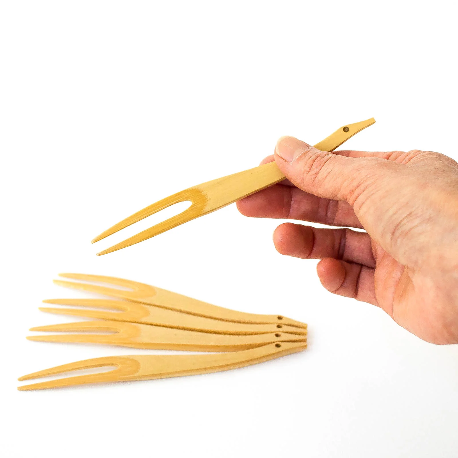 Kyoto Bamboo Tori Dessert Fork (Set of 5) - Image 7