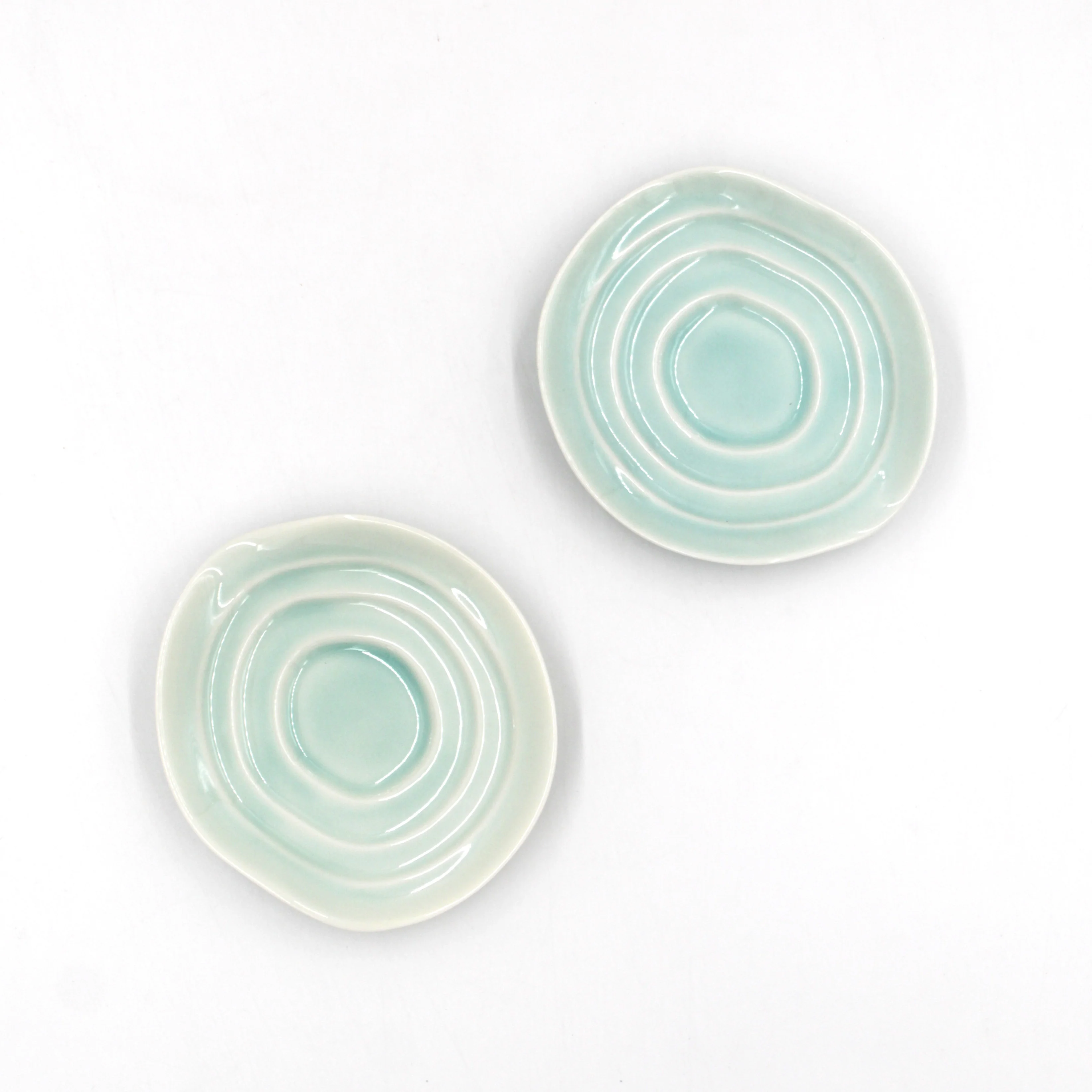 Lotus Bluegreen Soy Sauce Saucer - Image 4