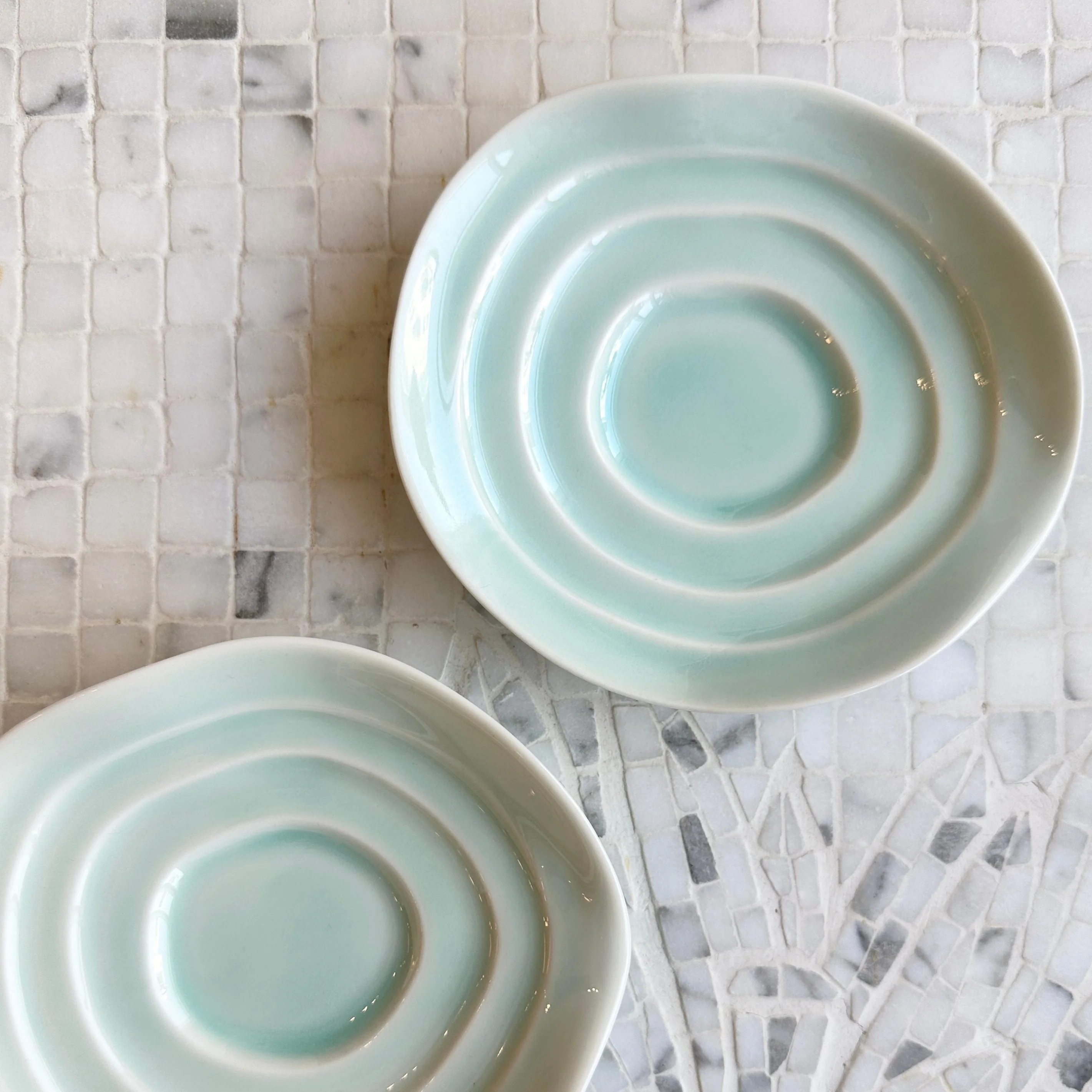 Lotus Bluegreen Soy Sauce Saucer - Image 7