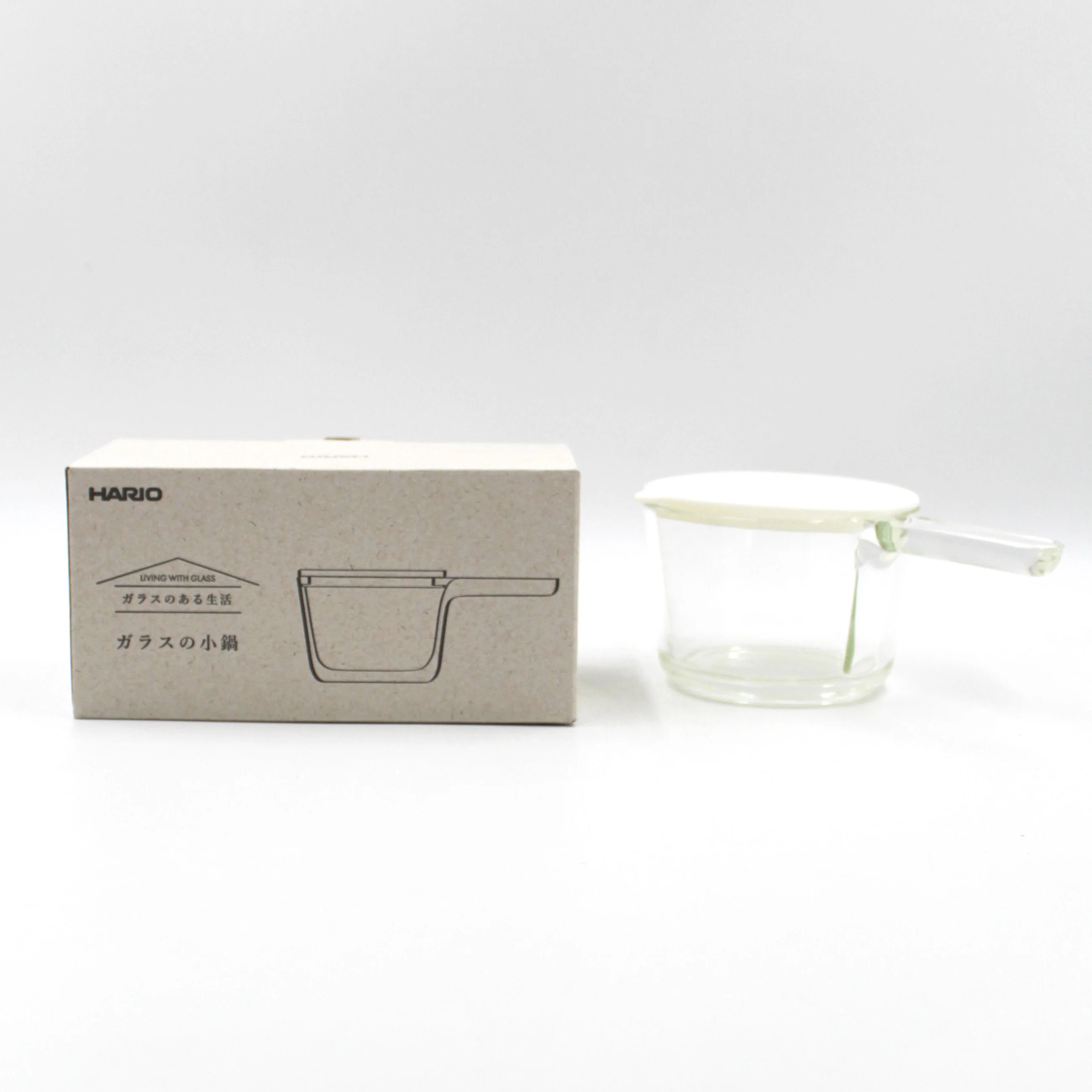 One-Handle Glass Petite Pot with Silicone Lid - Image 4
