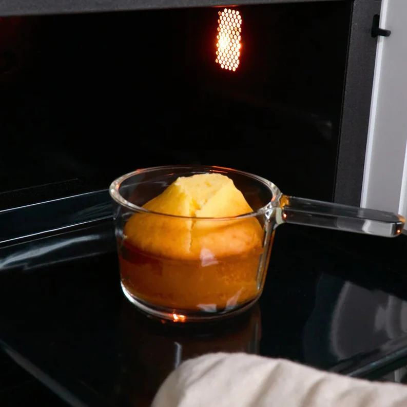 One-Handle Glass Petite Pot with Silicone Lid - Image 6