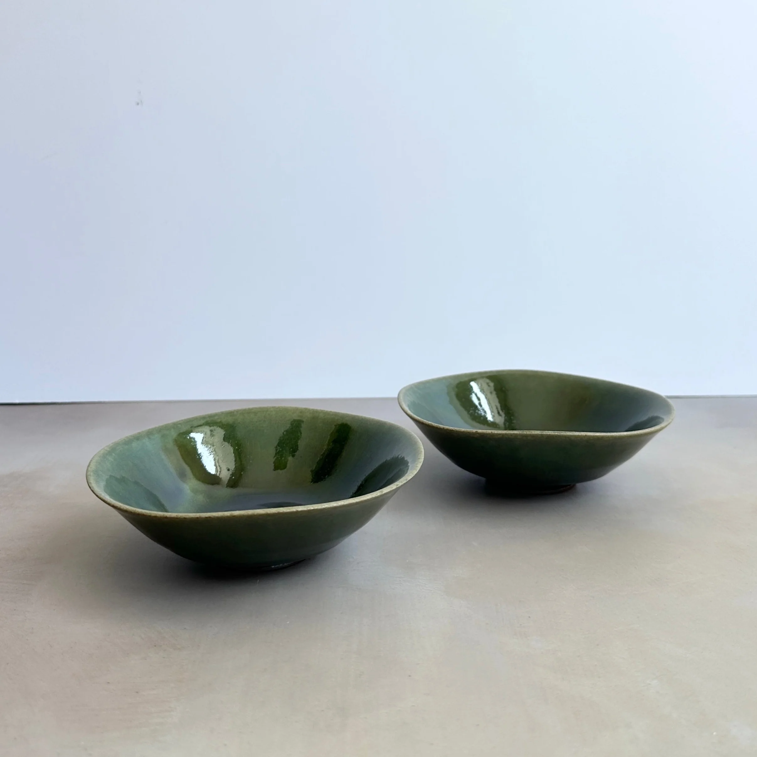 Oribe Deformed Square Kobachi Bowl - Image 7