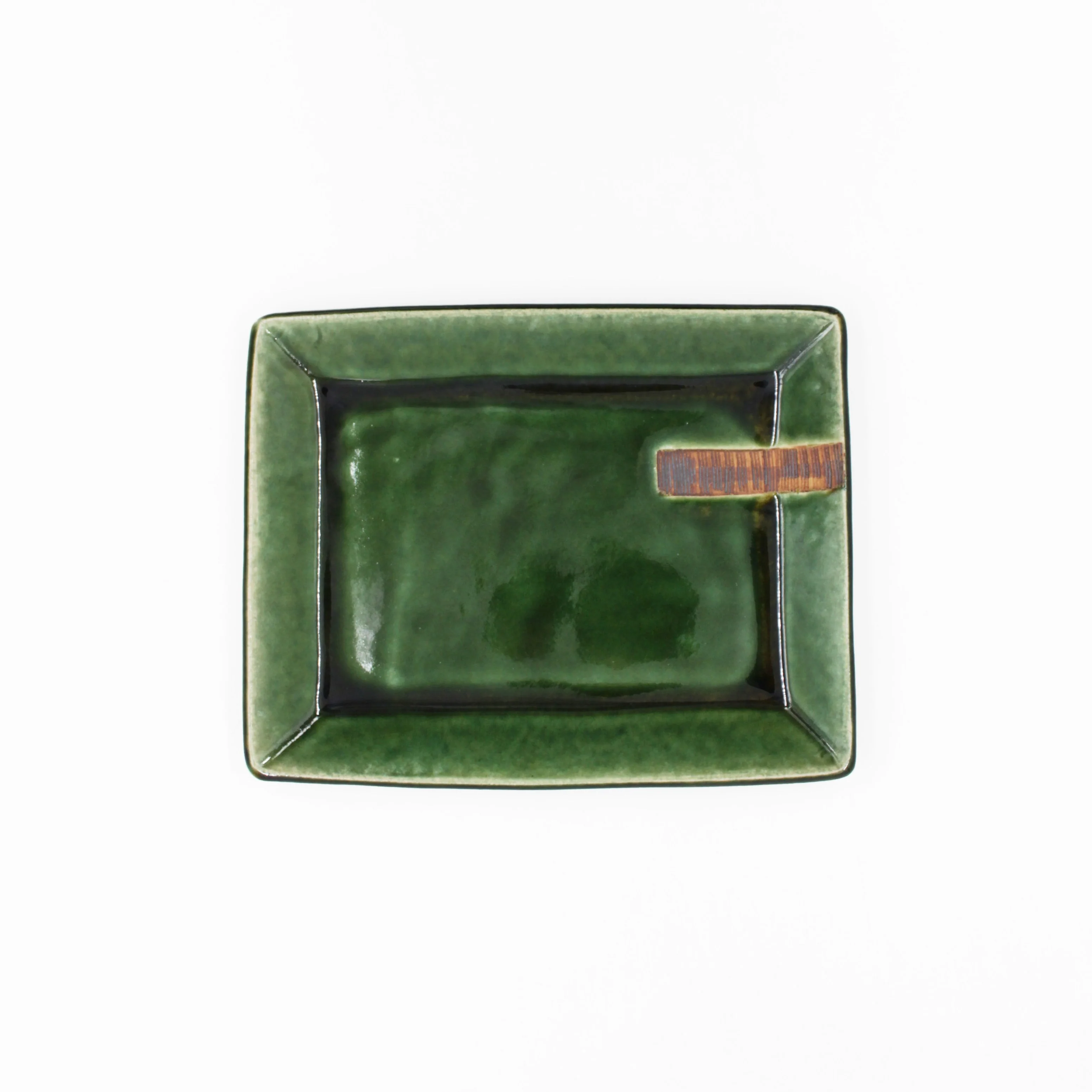 Oribe-Kushime Rectangular Plate
