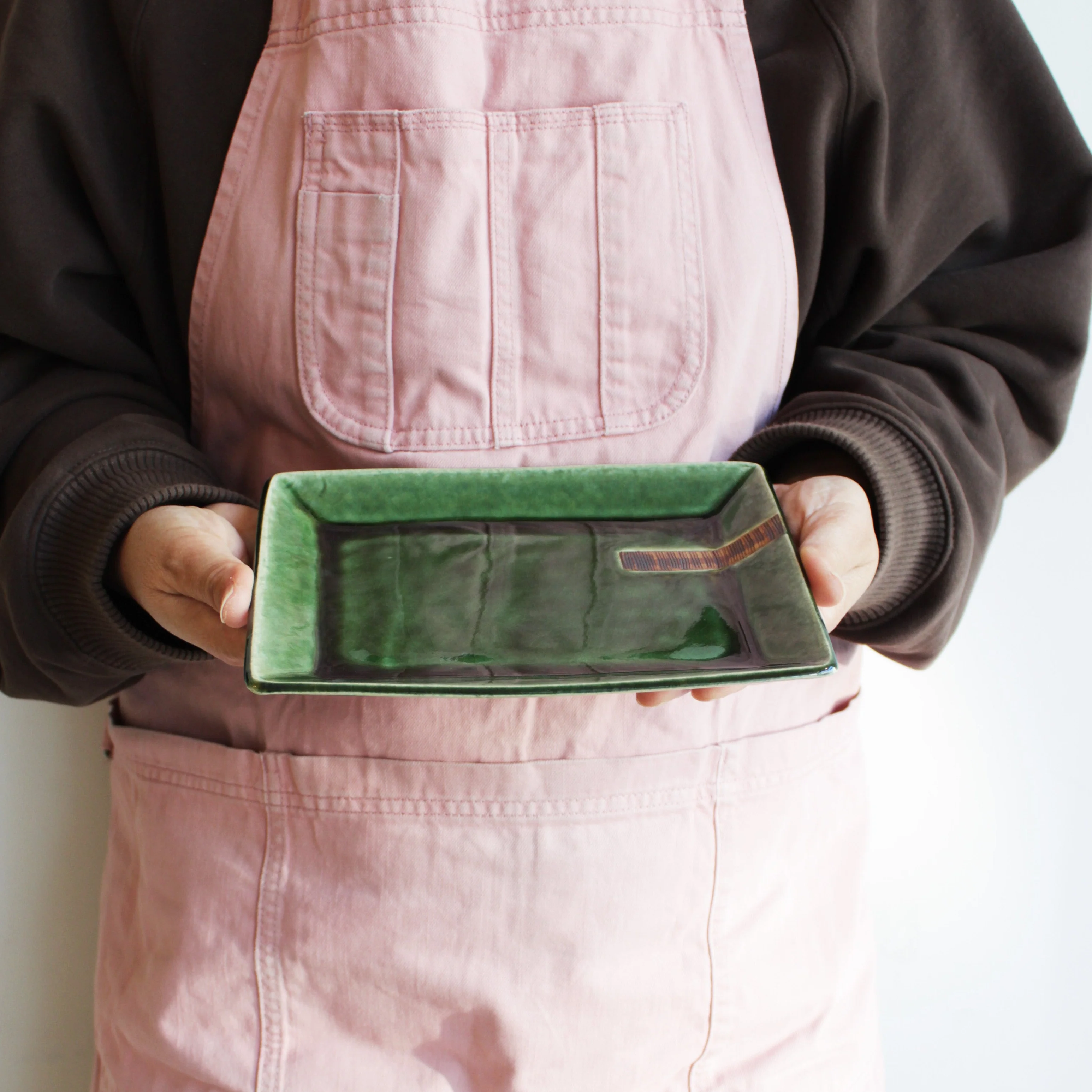 Oribe-Kushime Rectangular Plate - Image 5