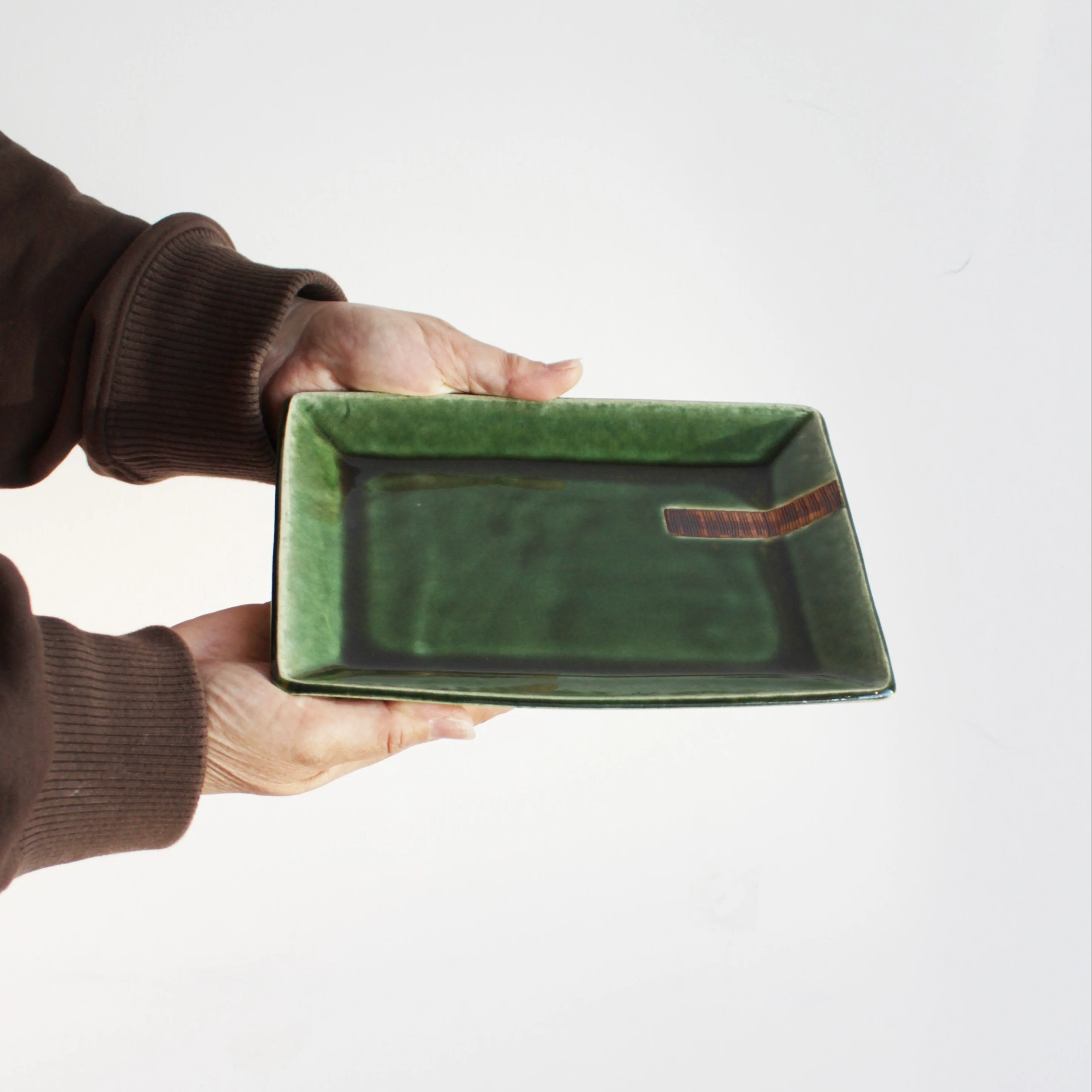 Oribe-Kushime Rectangular Plate - Image 6