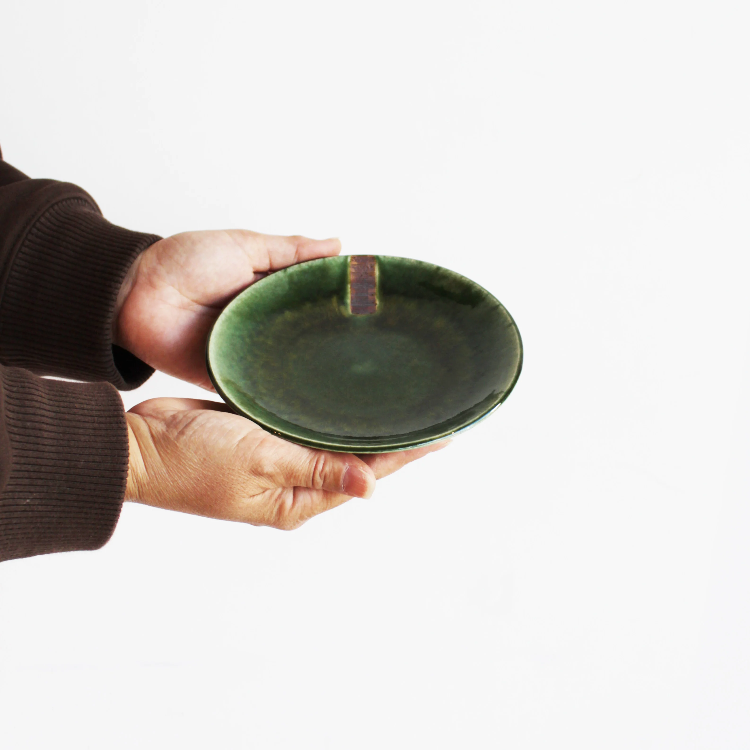 Oribe-Kushime Round Plate (6.5") - Image 6