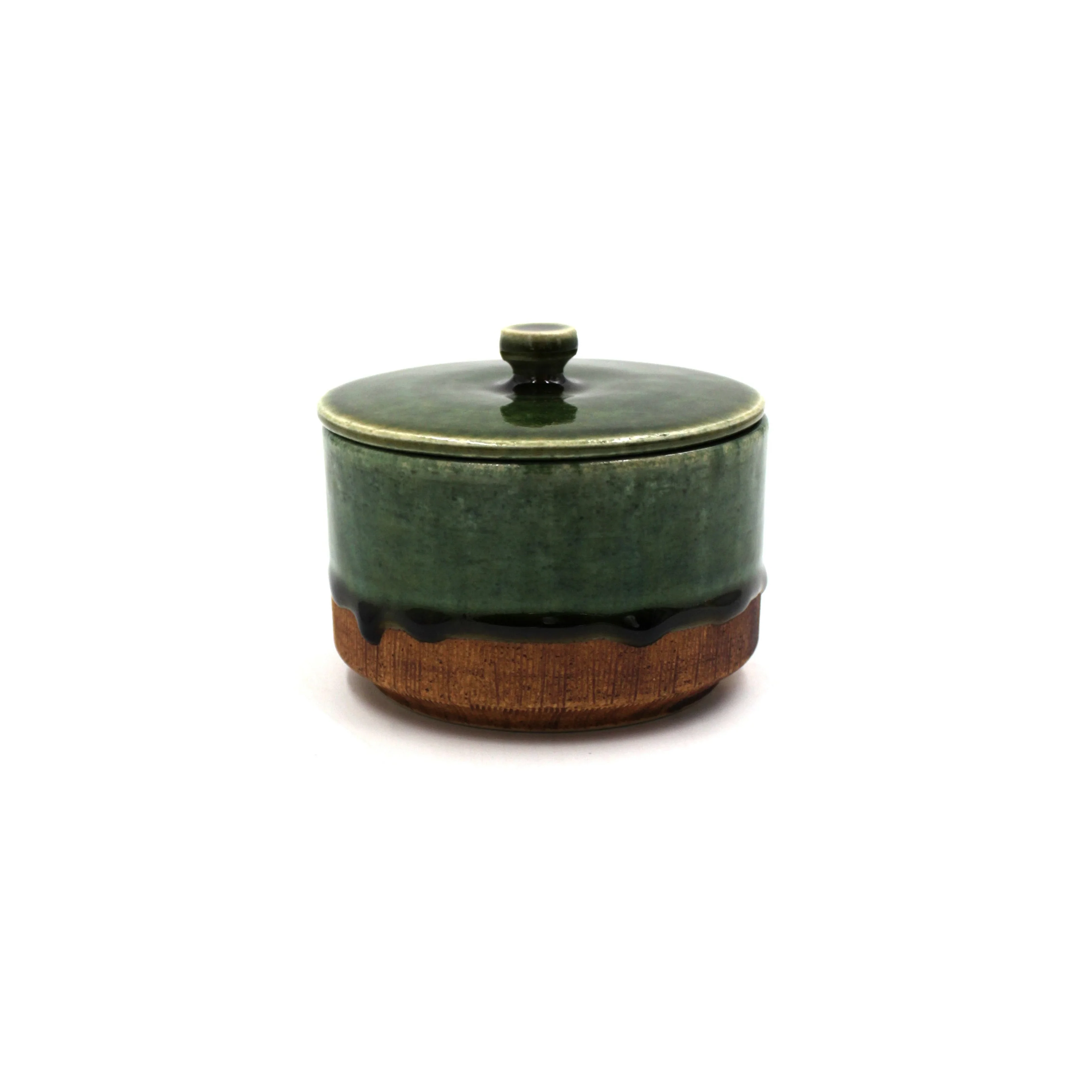 Oribe-Kushime Small Bowl with Lid - Image 2