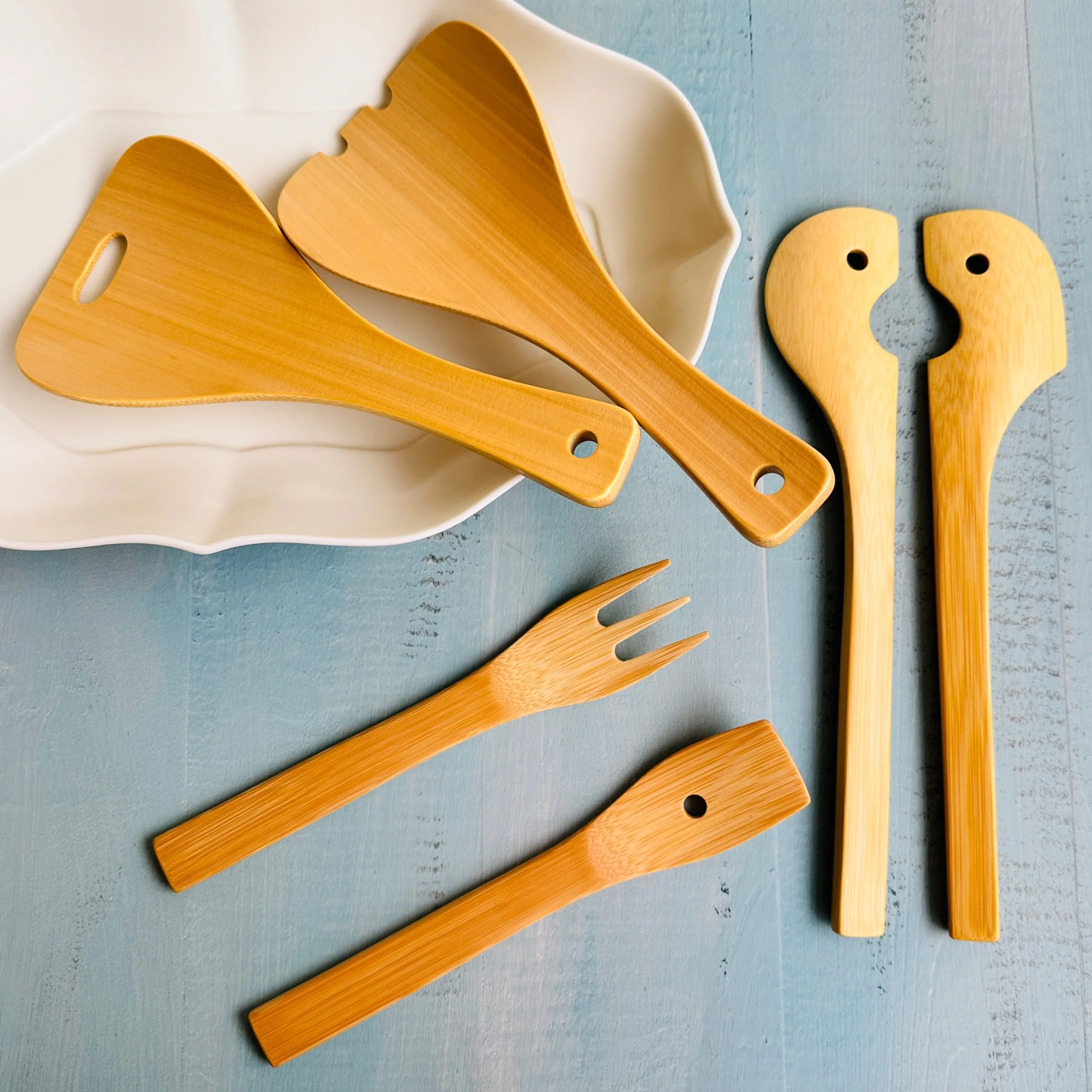 Bamboo Salad & Side Dish Server by Kai Nobuo Kobo - Image 4