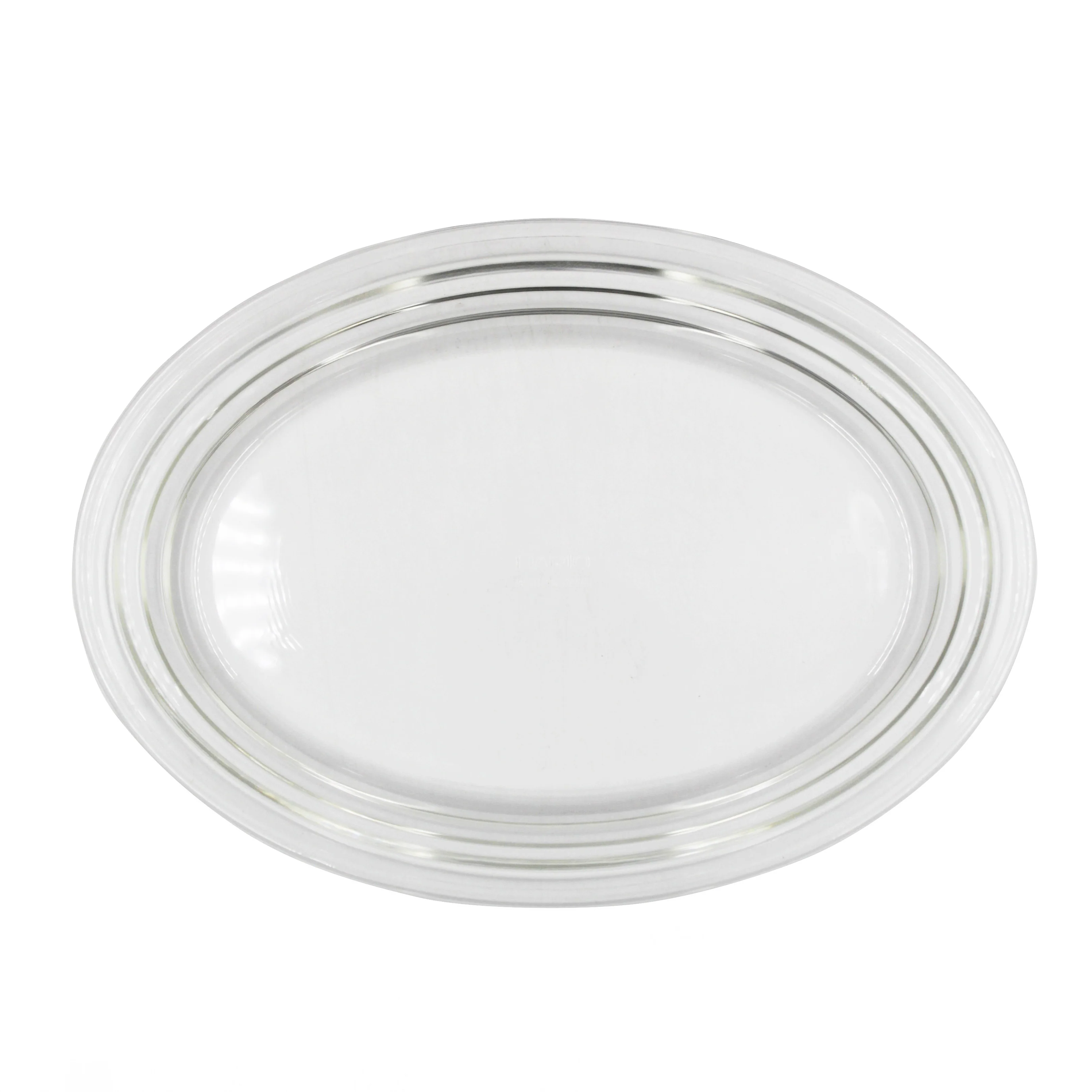 Stackable Heat-Resistant Glass Oval Dish - Image 3