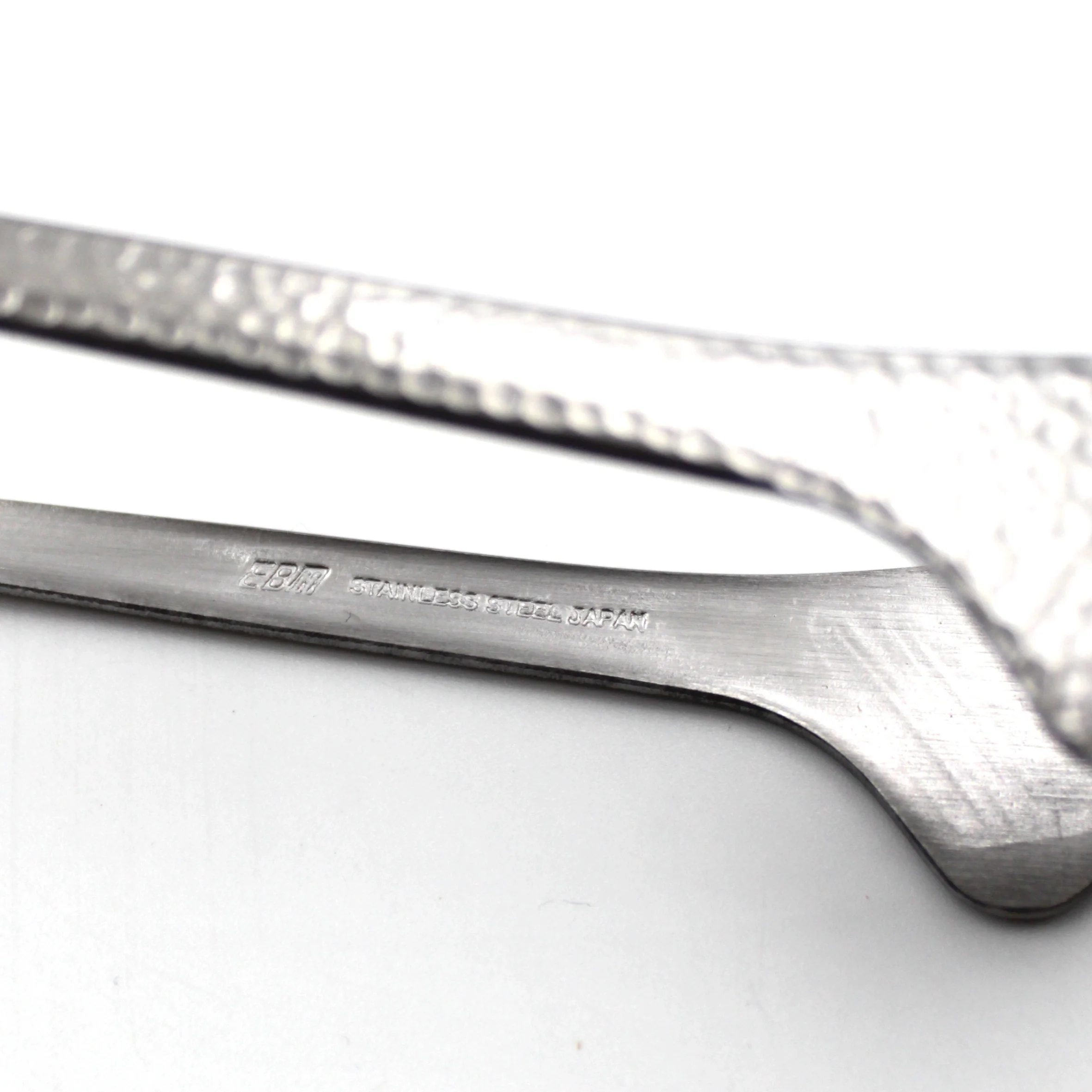 Stainless Steel Skinny Tongs Premium (Hammered Finish) - Image 4