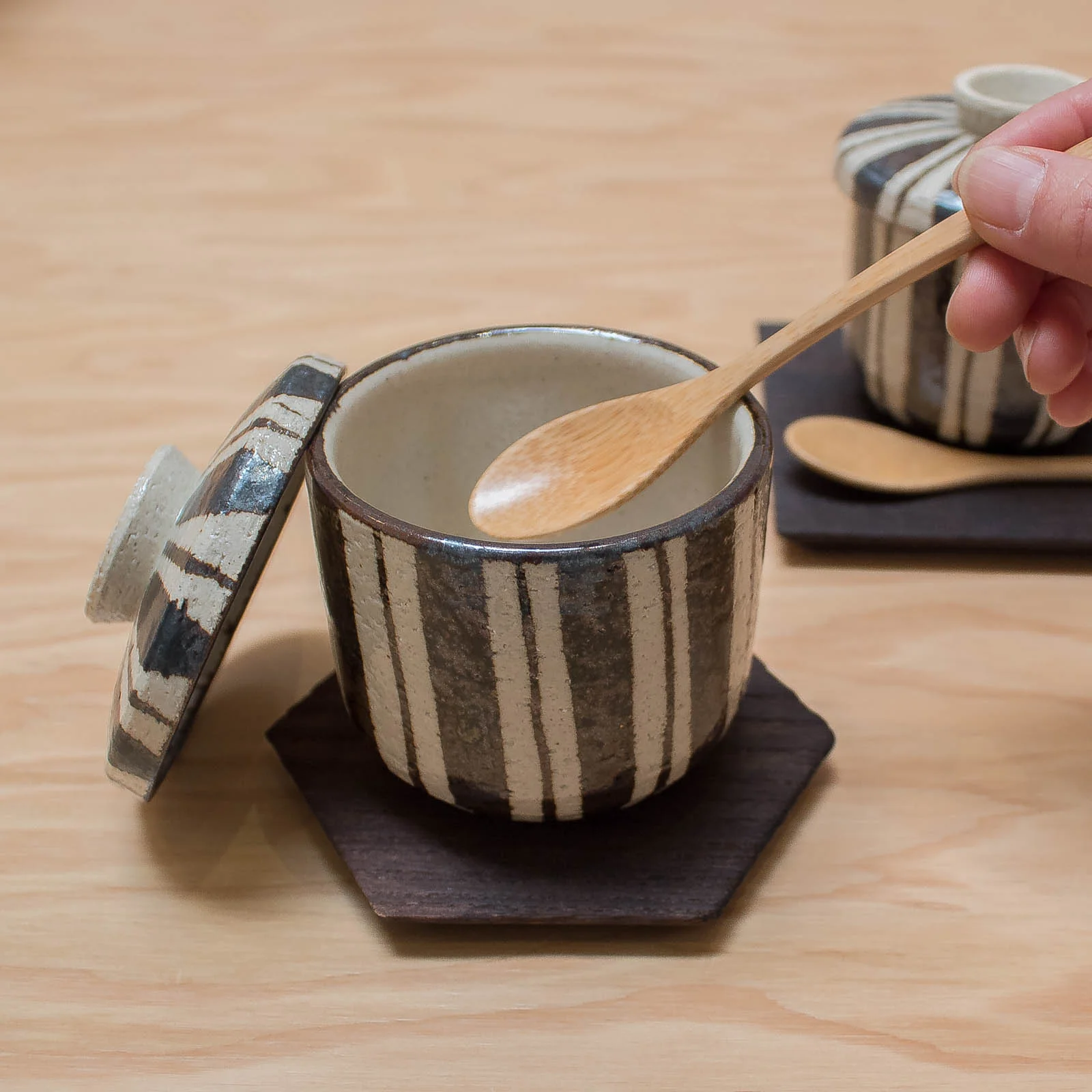 Tokusa Chawanmushi Cup with Lid - Image 4