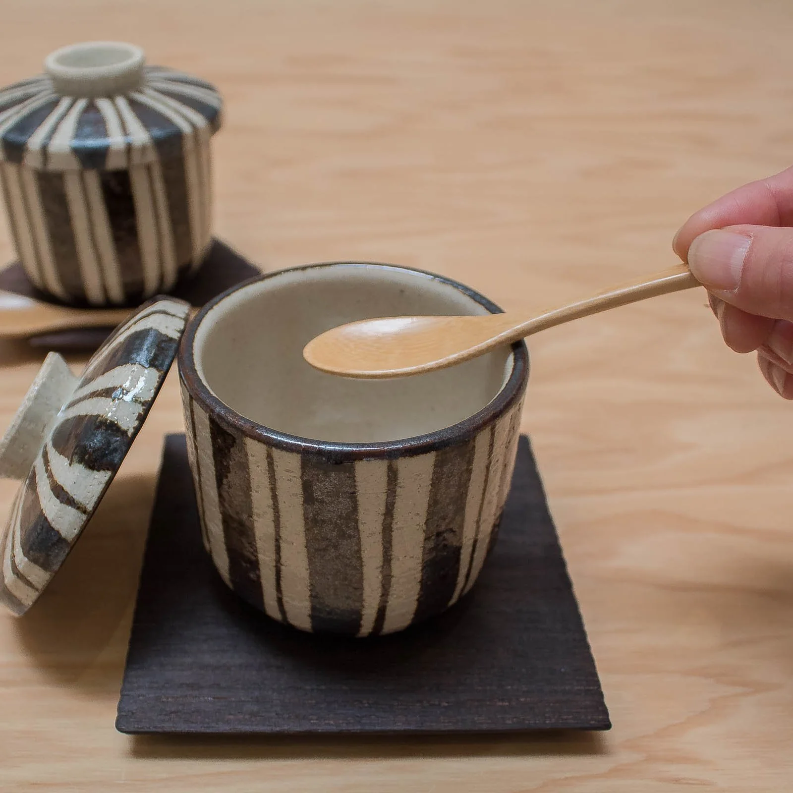 Tokusa Chawanmushi Cup with Lid - Image 5