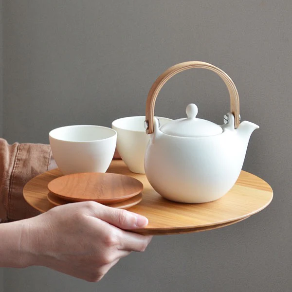 YUI Wooden Handle Dobin Teapot - Image 13